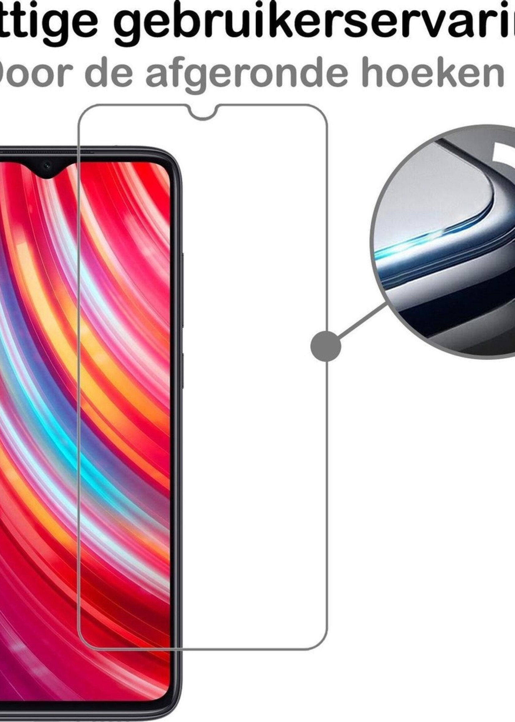 BTH Screenprotector Geschikt voor Xiaomi Redmi Note 8 Pro Screenprotector Glas Gehard Tempered Glass - Screenprotector Geschikt voor Xiaomi Redmi Note 8 Pro Screen Protector Screen Cover - 3 PACK