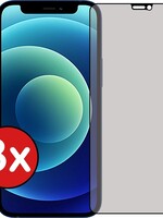 BTH BTH iPhone 12 Mini Screenprotector Full Cover Privacy - 3 PACK