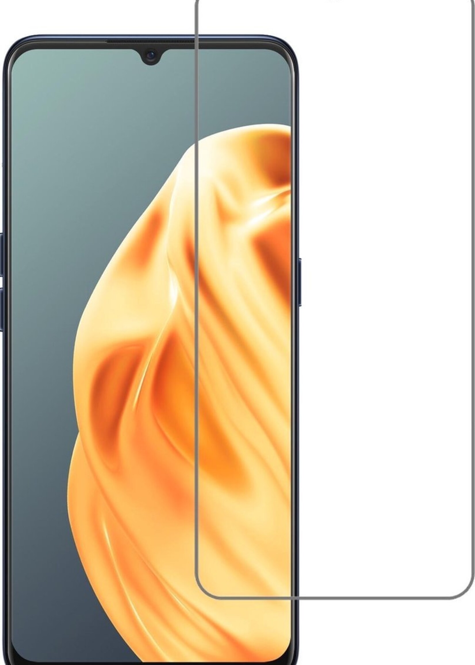 BTH Screenprotector Geschikt voor OPPO A91 Screenprotector Glas Gehard Tempered Glass - Screenprotector Geschikt voor OPPO A91 Screen Protector Screen Cover