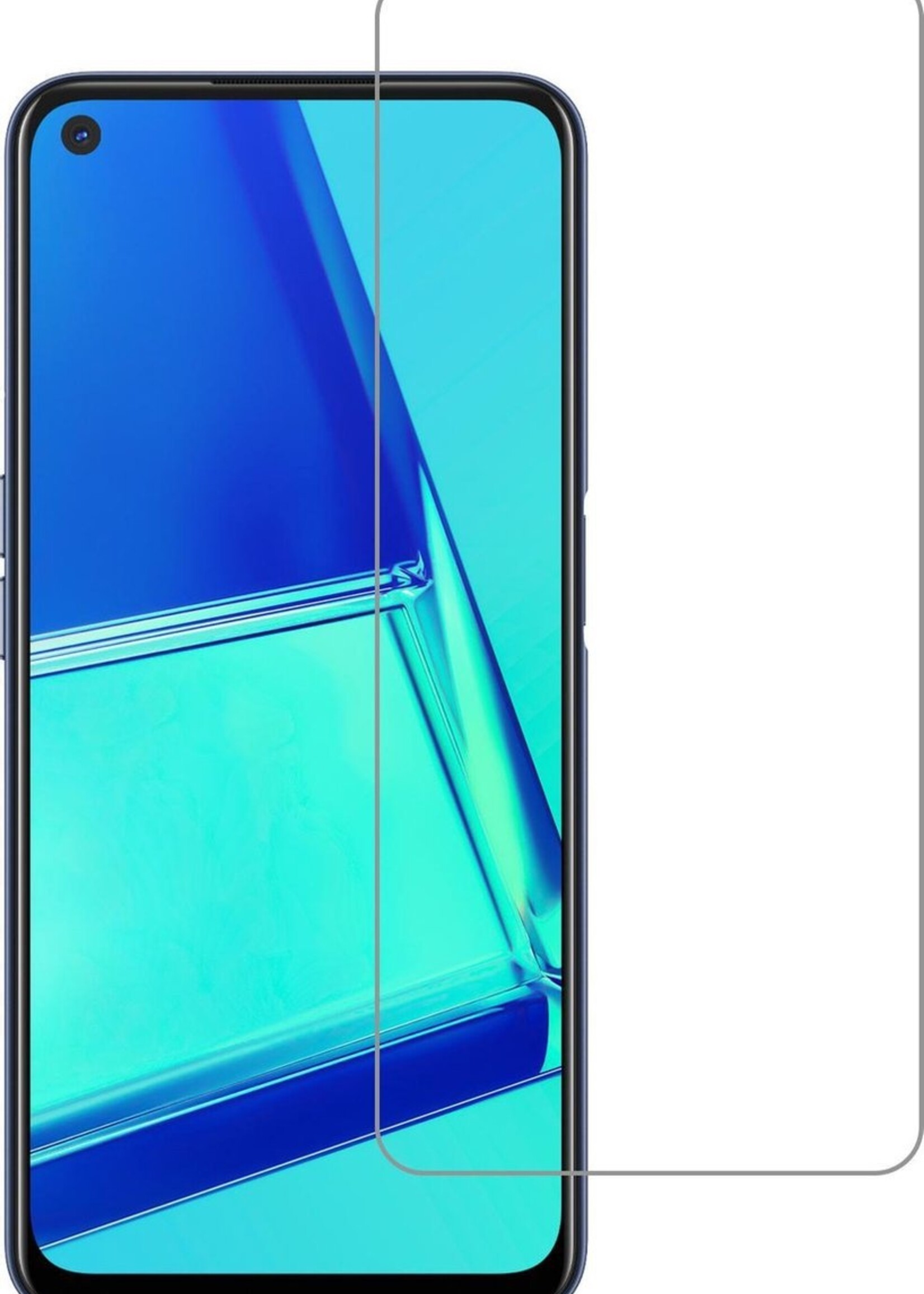 BTH Screenprotector Geschikt voor OPPO A52 Screenprotector Glas Gehard Tempered Glass - Screenprotector Geschikt voor OPPO A52 Screen Protector Screen Cover