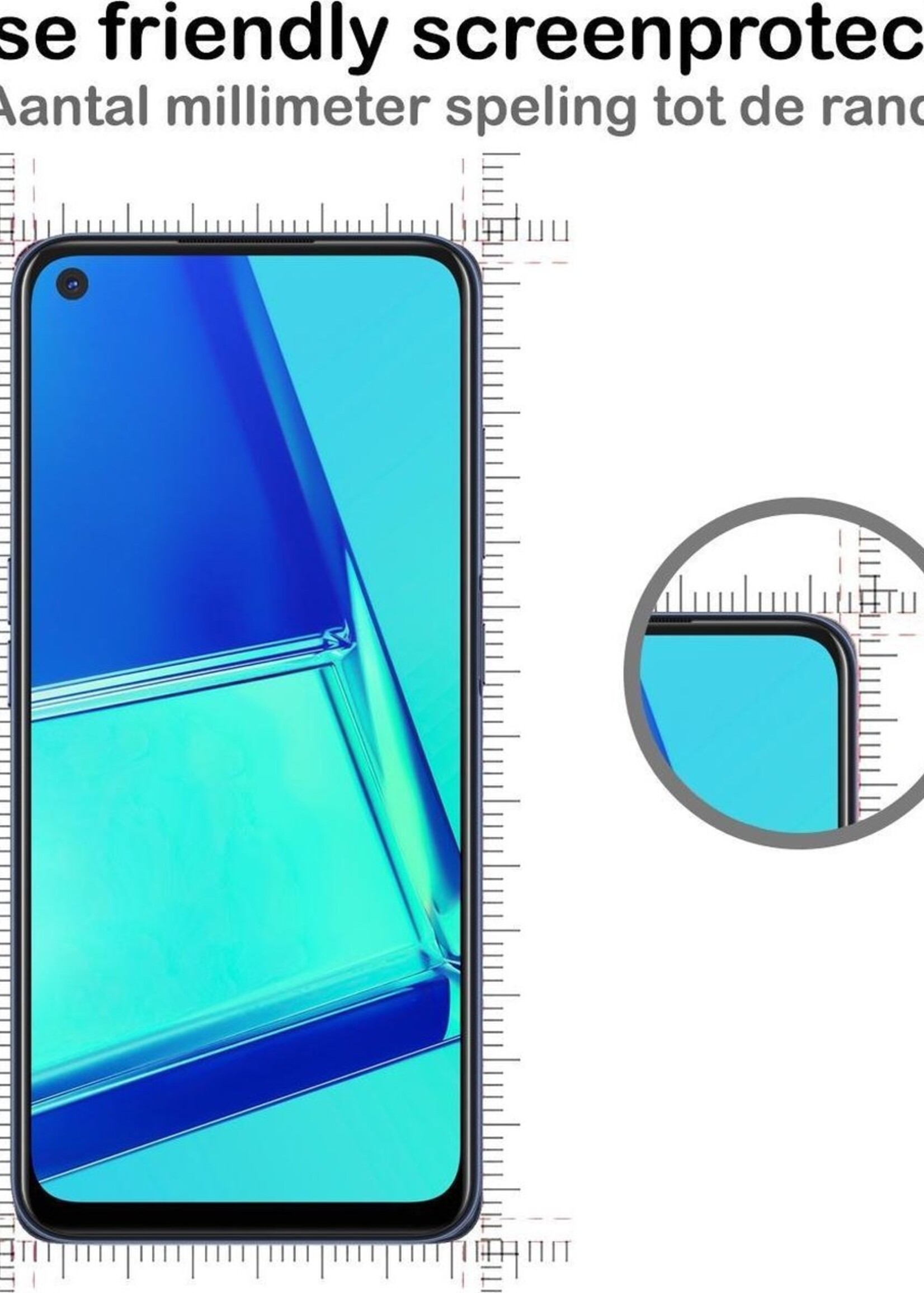 BTH Screenprotector Geschikt voor OPPO A52 Screenprotector Glas Gehard Tempered Glass - Screenprotector Geschikt voor OPPO A52 Screen Protector Screen Cover - 2 PACK