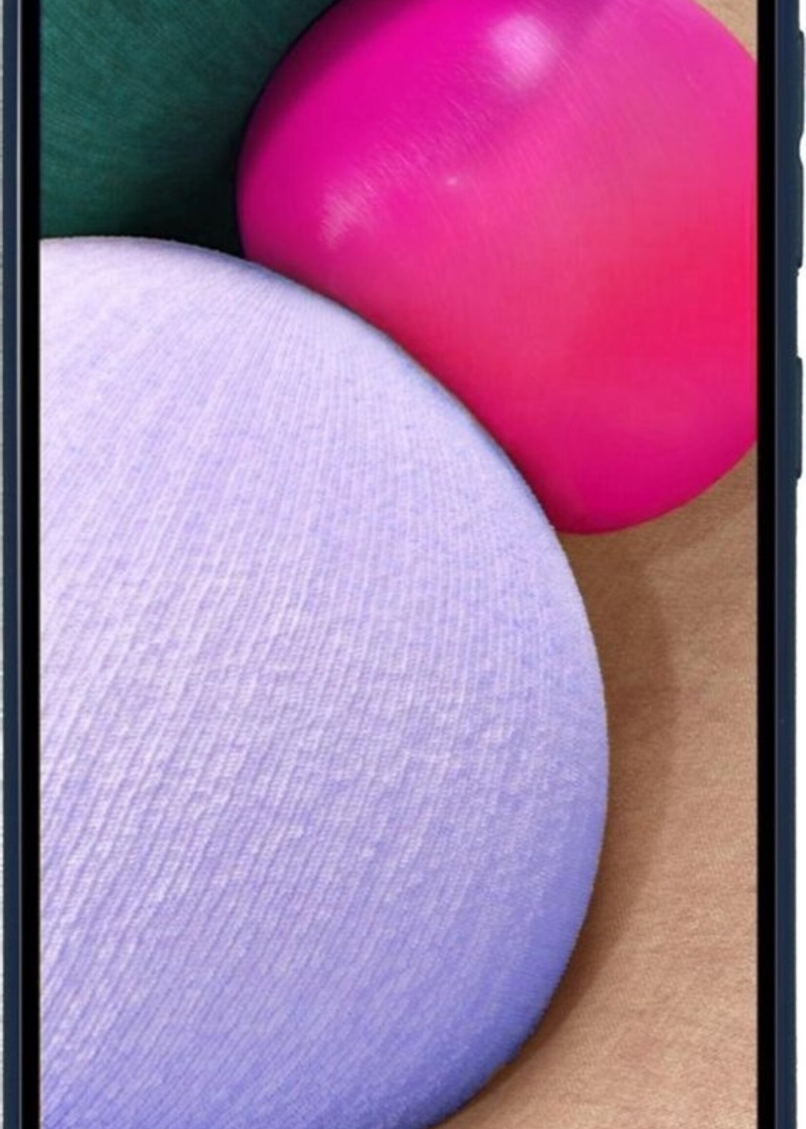 BTH Hoesje Geschikt voor Samsung A02s Hoesje Siliconen Case Hoes Met Screenprotector - Hoes Geschikt voor Samsung Galaxy A02s Hoes Cover Case - Donkerblauw