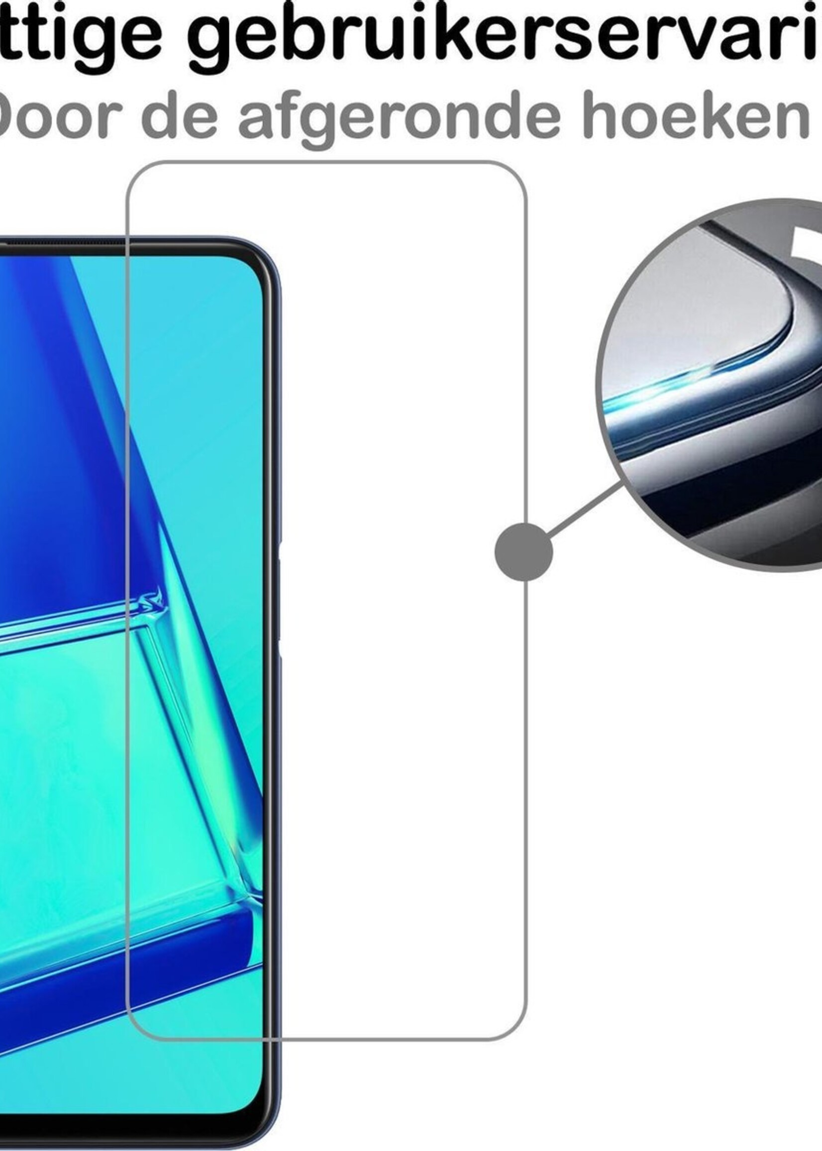 BTH Screenprotector Geschikt voor OPPO A52 Screenprotector Glas Gehard Tempered Glass - Screenprotector Geschikt voor OPPO A52 Screen Protector Screen Cover
