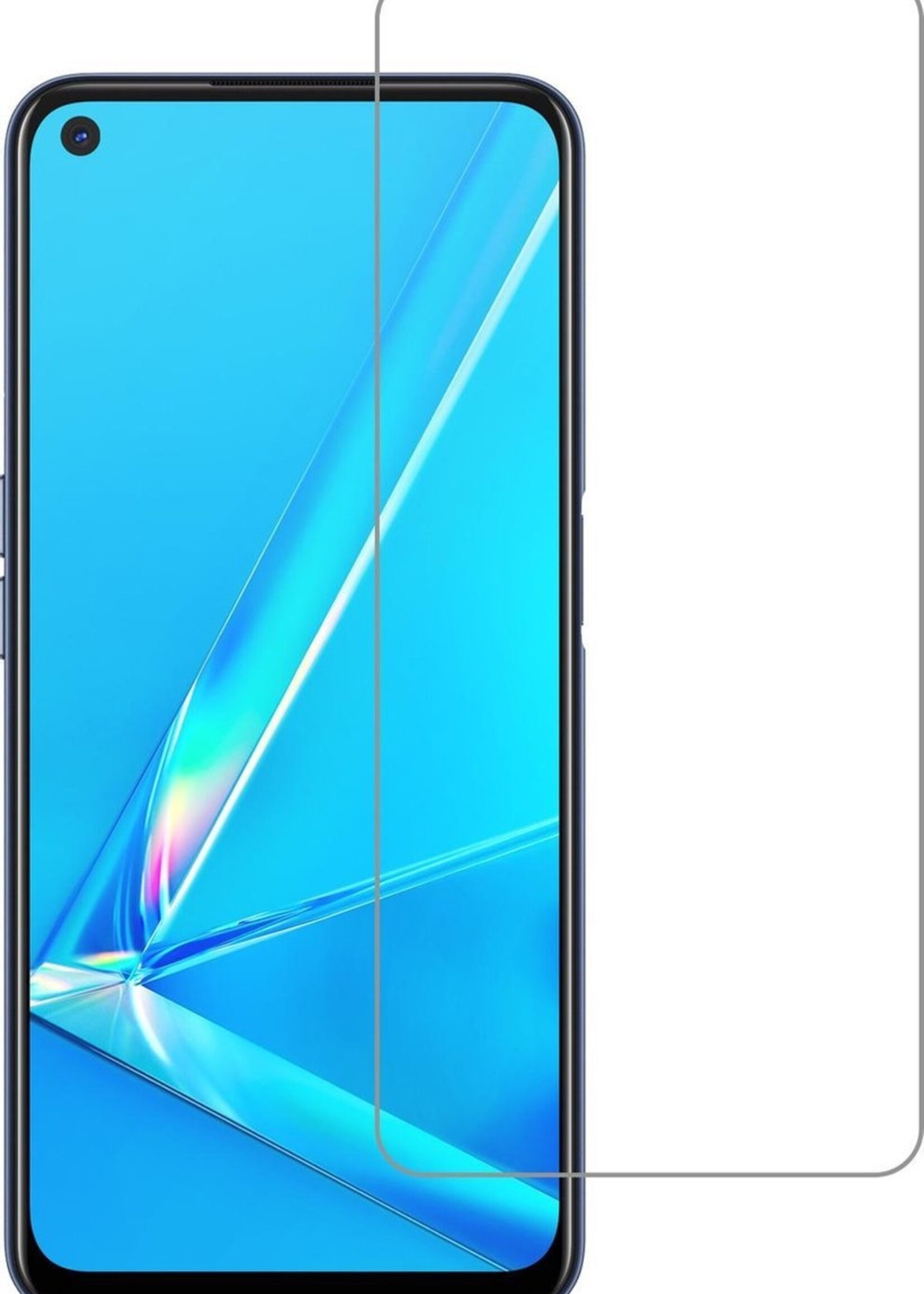 BTH Screenprotector Geschikt voor OPPO A72 Screenprotector Glas Gehard Tempered Glass - Screenprotector Geschikt voor OPPO A72 Screen Protector Screen Cover