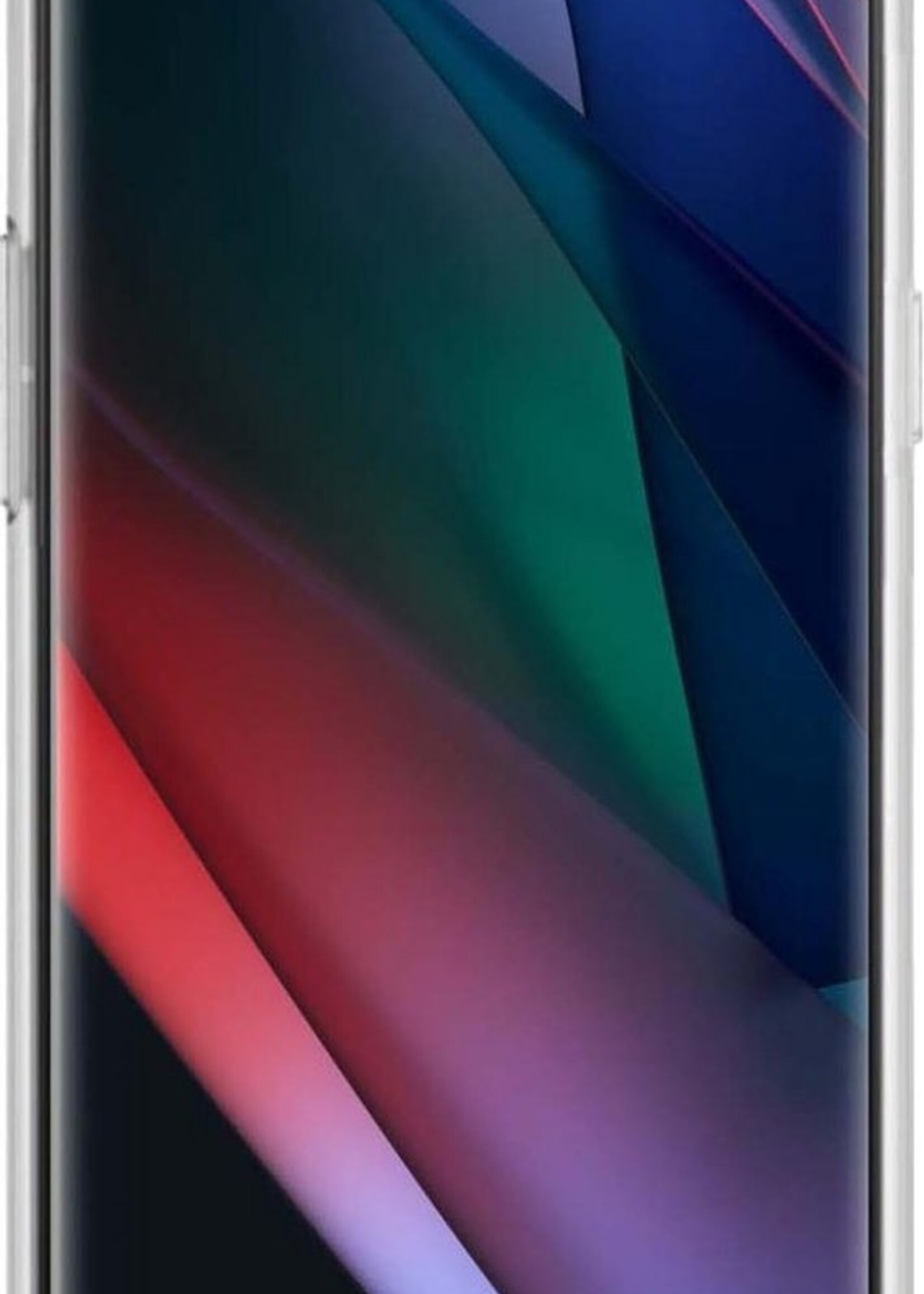 BTH Hoesje Geschikt voor OPPO Find X3 Neo Hoesje Siliconen Case Hoes - Hoes Geschikt voor OPPO X3 Neo Hoes Cover Case - Transparant