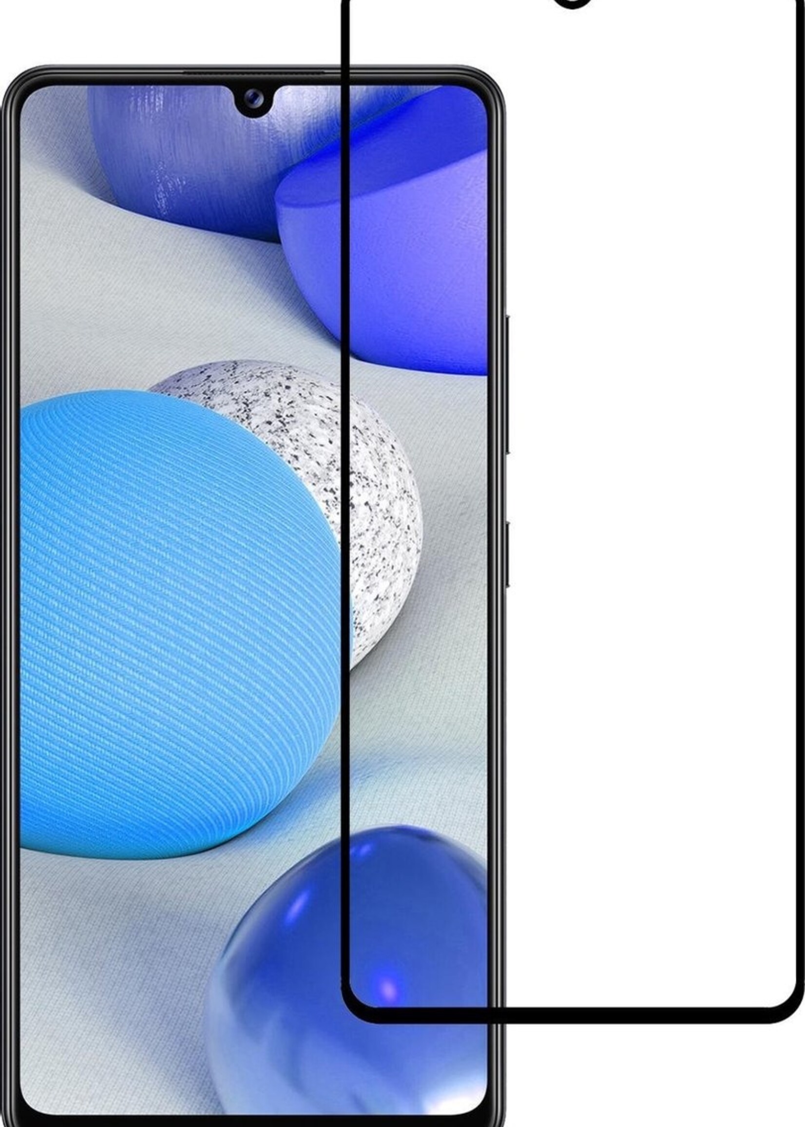 BTH Screenprotector Geschikt voor Samsung A42 Screenprotector Glas Gehard Tempered Glass Full Cover - Screenprotector Geschikt voor Samsung Galaxy A42 Screen Protector Screen Cover