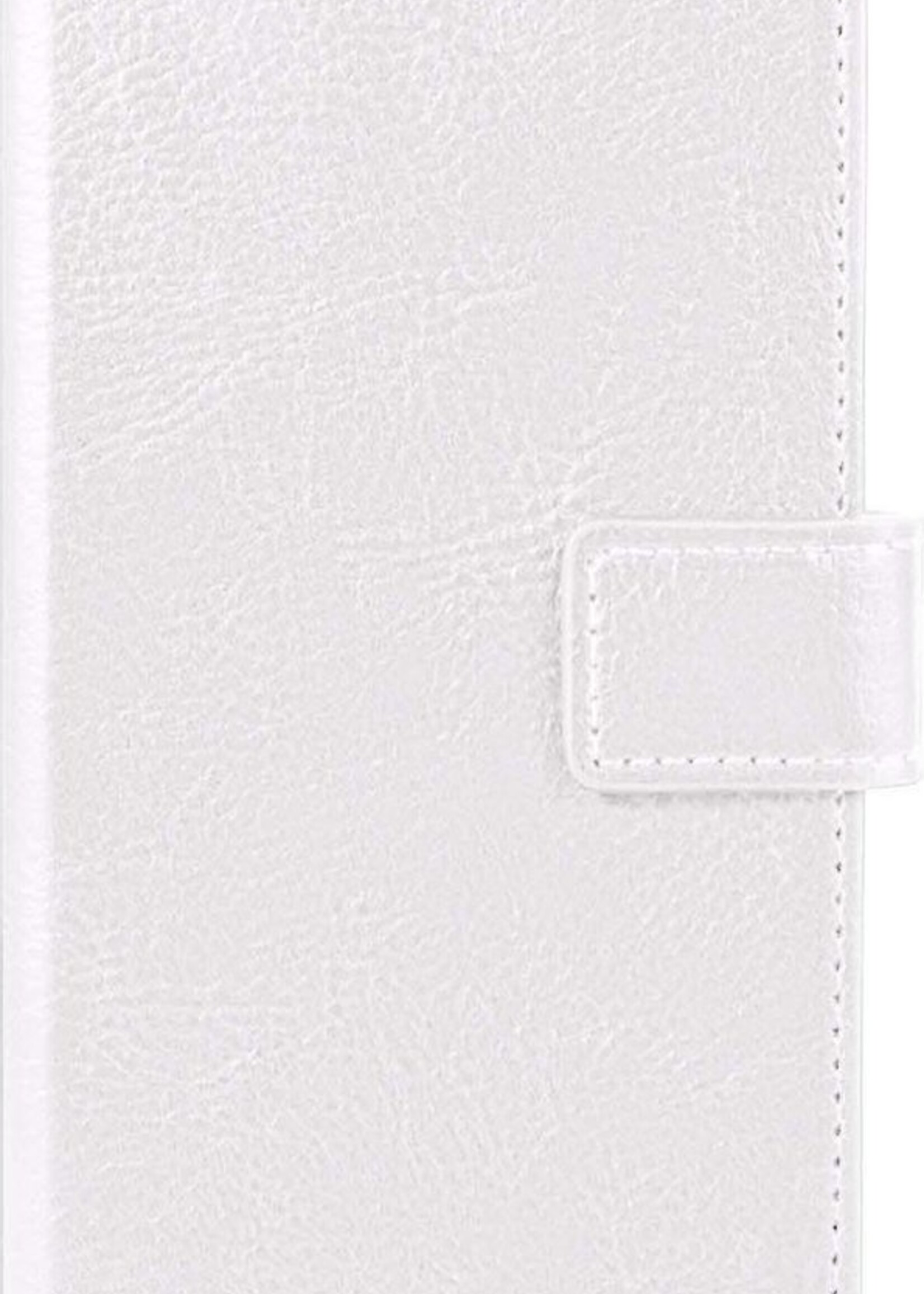 BTH Hoesje Geschikt voor Samsung A72 5G Hoesje Book Case Hoes Portemonnee Cover Walletcase Met Screenprotector - Hoes Geschikt voor Samsung Galaxy A72 5G Hoes Bookcase Hoesje - Wit
