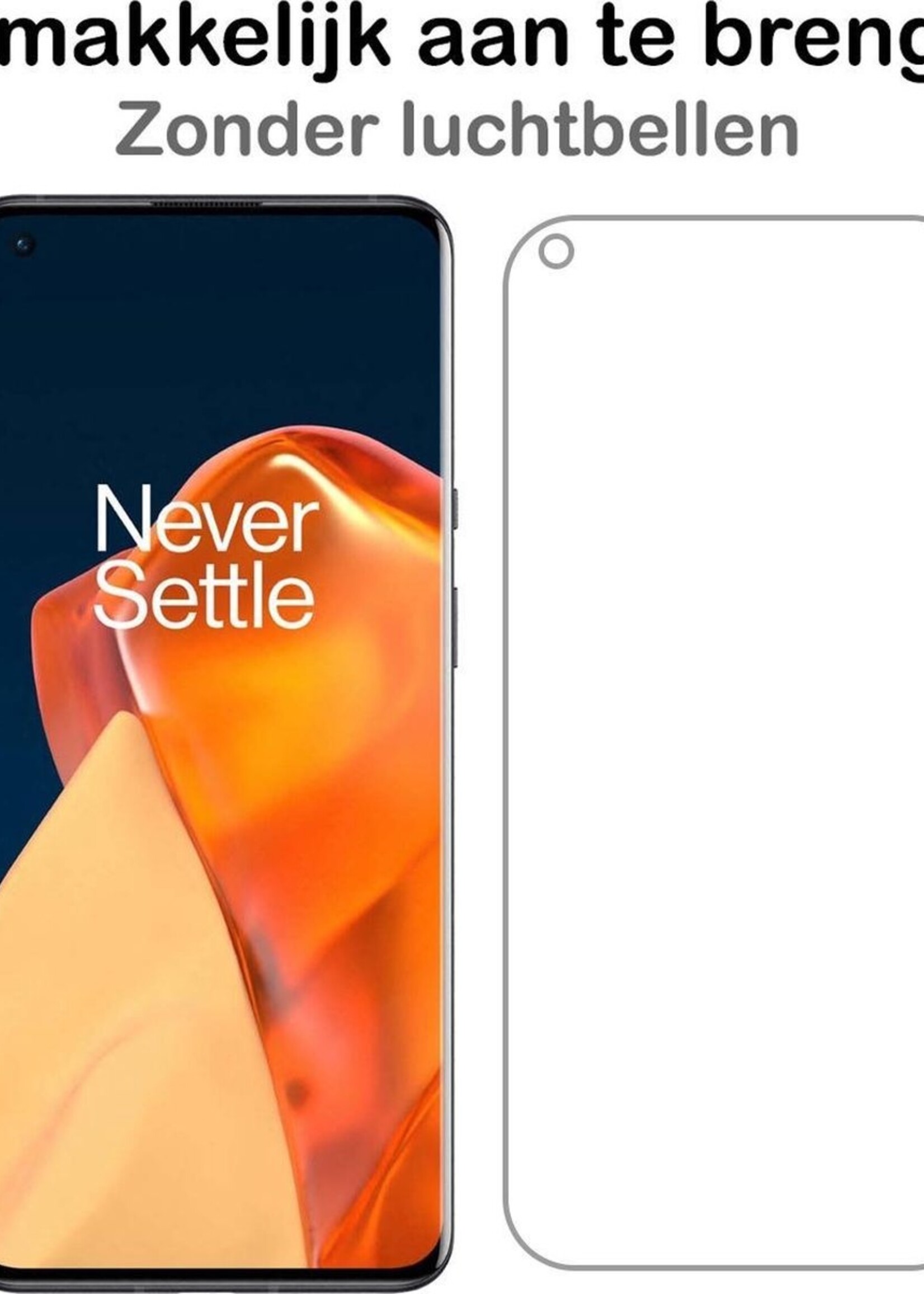BTH Screenprotector Geschikt voor OnePlus 9 Screenprotector Glas Gehard Tempered Glass - Screenprotector Geschikt voor OnePlus 9 Screen Protector Screen Cover