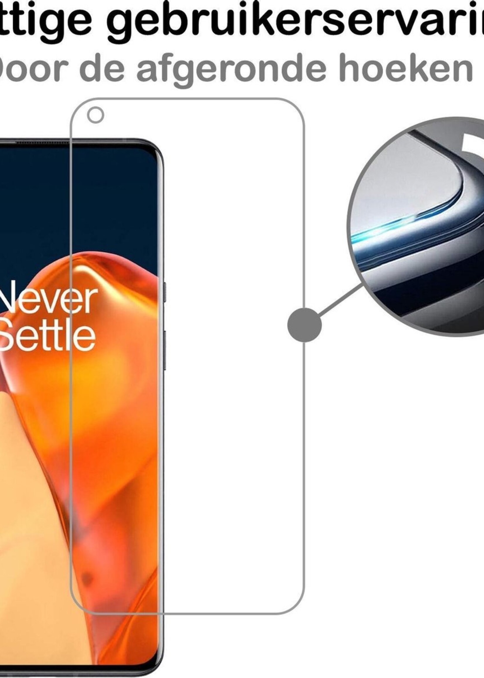 BTH Screenprotector Geschikt voor OnePlus 9 Screenprotector Glas Gehard Tempered Glass - Screenprotector Geschikt voor OnePlus 9 Screen Protector Screen Cover