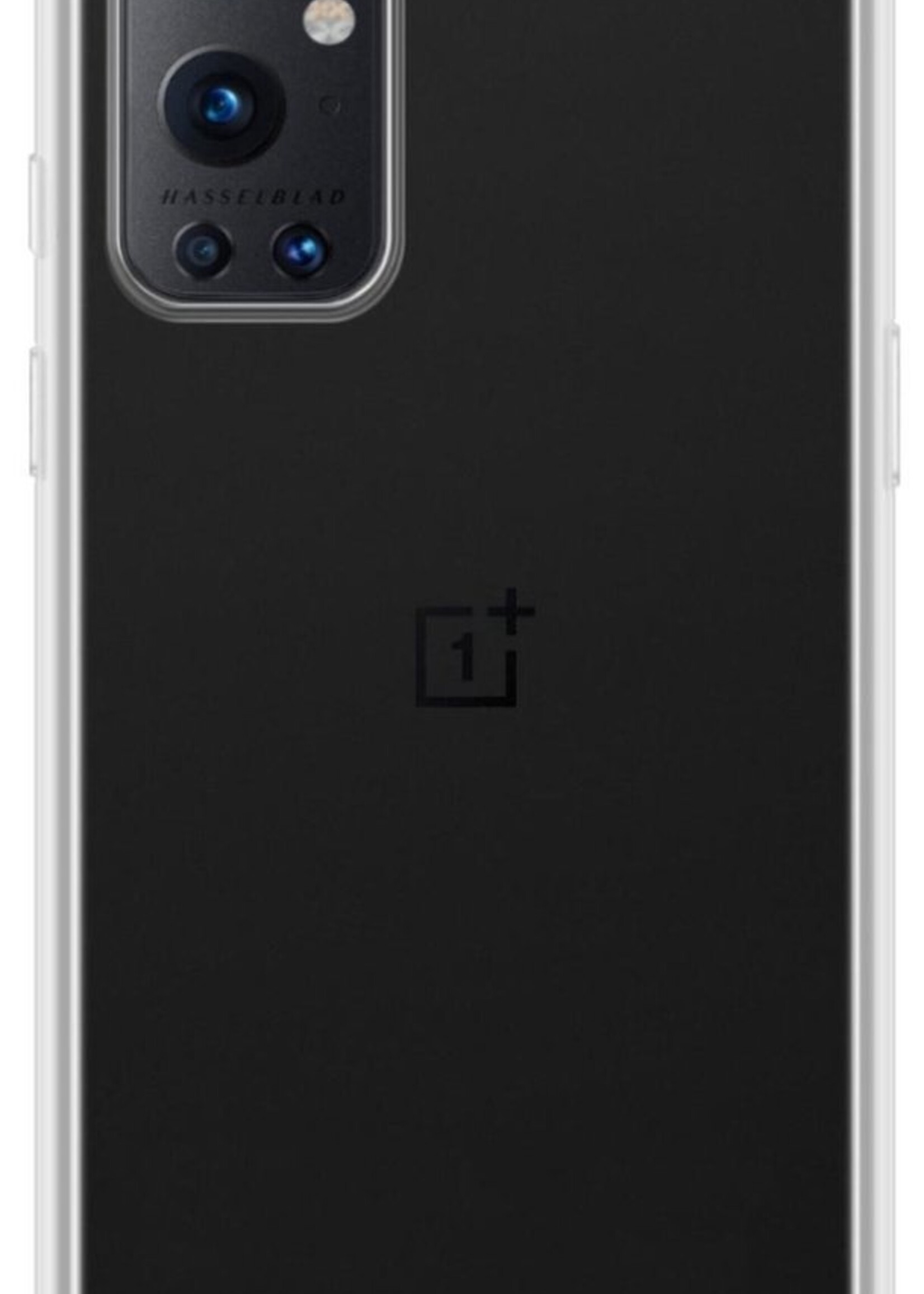 BTH Hoesje Geschikt voor OnePlus 9 Pro Hoesje Siliconen Shock Proof Case Hoes Met 2x Screenprotector - Hoes Geschikt voor OnePlus 9 Pro Hoes Cover Case Shockproof - Transparant