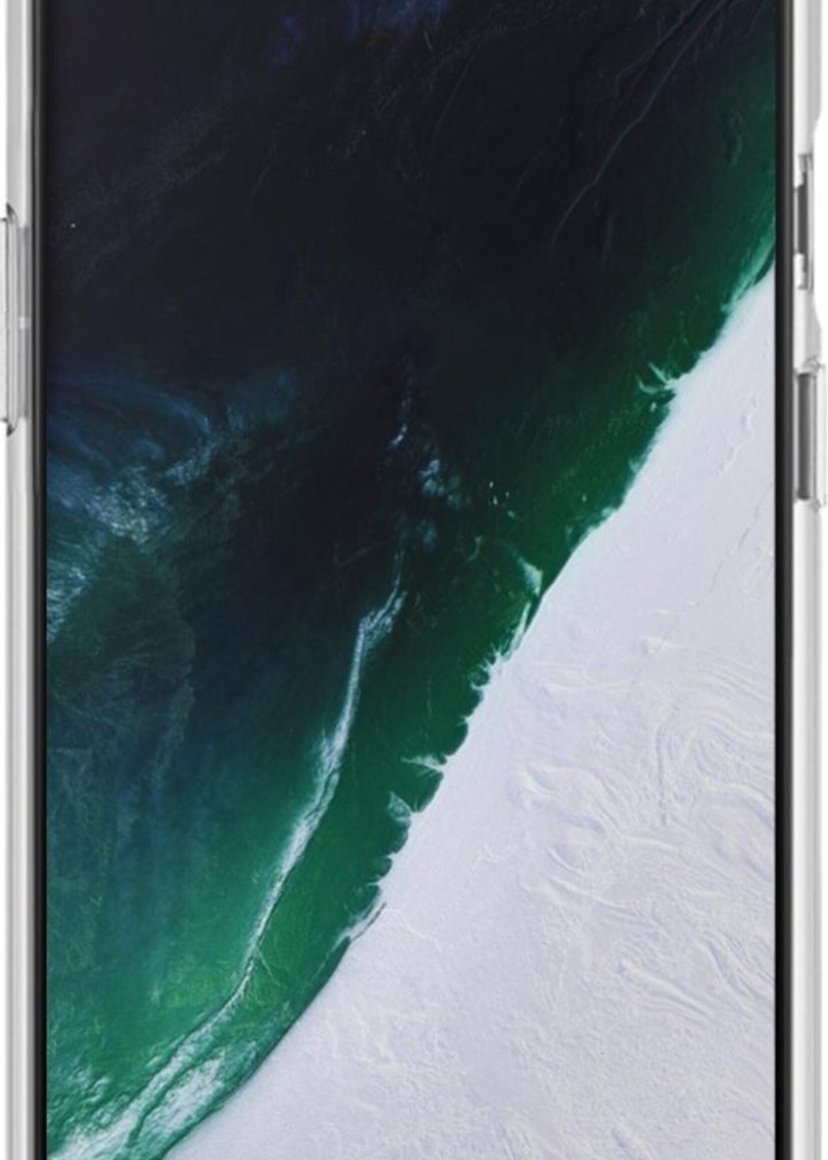 BTH Hoesje Geschikt voor OnePlus Nord Hoesje Siliconen Case Hoes Met Screenprotector - Hoes Geschikt voor OnePlus Nord Hoes Cover Case - Transparant