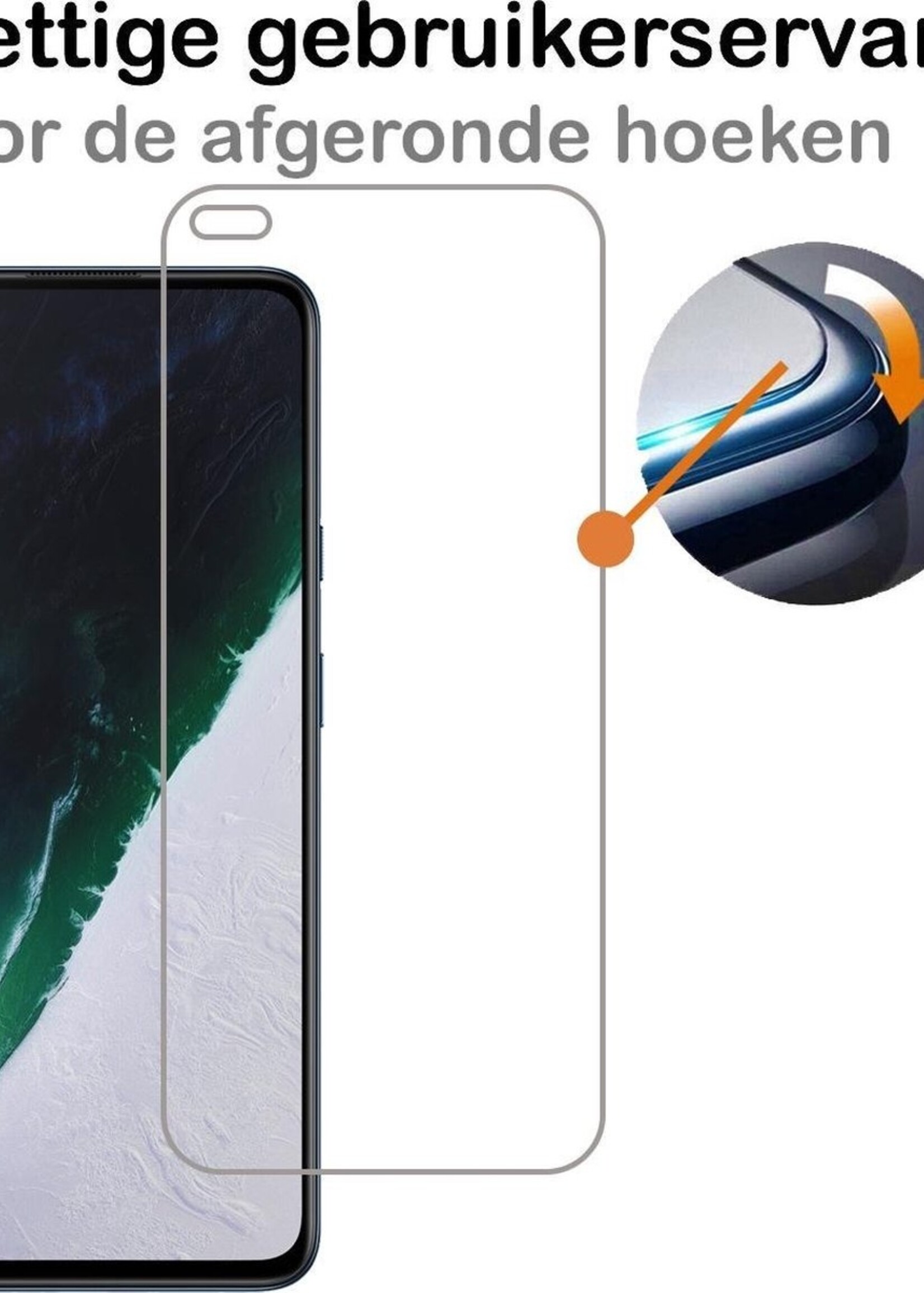 BTH Hoesje Geschikt voor OnePlus Nord Hoesje Siliconen Shock Proof Case Hoes Met 2x Screenprotector - Hoes Geschikt voor OnePlus Nord Hoes Cover Case Shockproof - Transparant