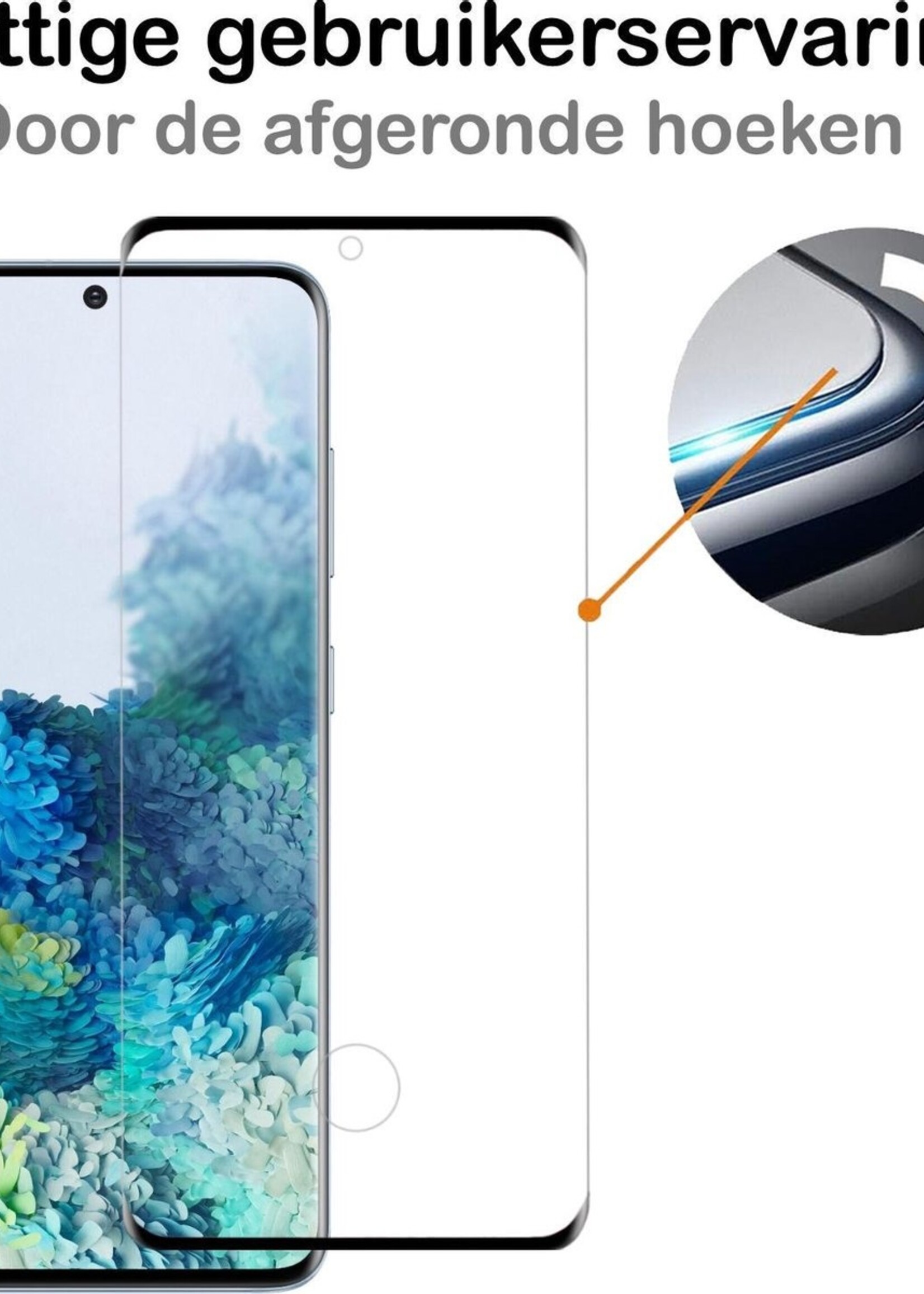 BTH Hoesje Geschikt voor Samsung S20 Plus Hoesje Book Case Hoes Portemonnee Cover Walletcase Met Screenprotector - Hoes Geschikt voor Samsung Galaxy S20 Plus Hoes Bookcase Hoesje - Paars