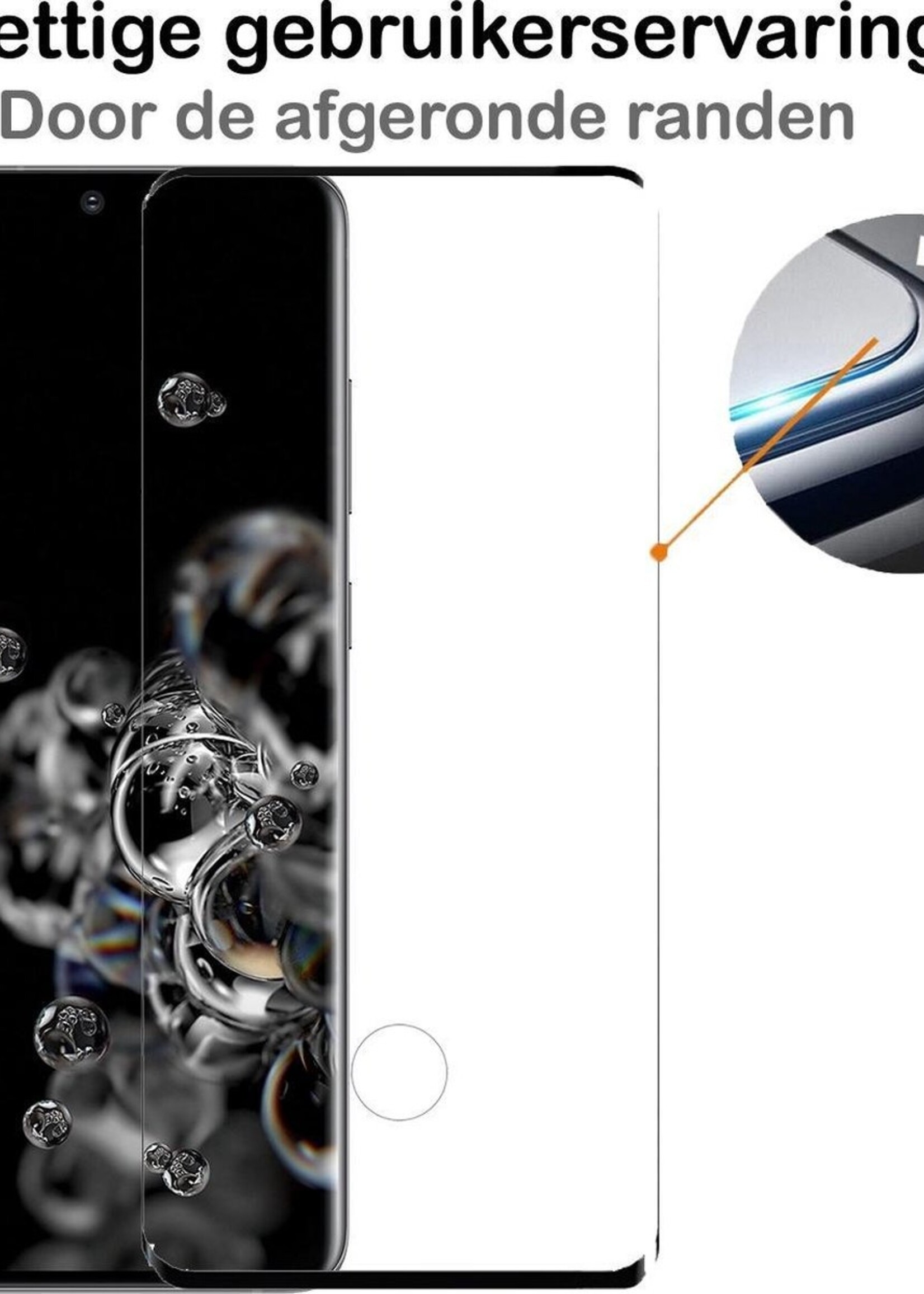 BTH Hoesje Geschikt voor Samsung S20 Ultra Hoesje Book Case Hoes Portemonnee Cover Walletcase Met Screenprotector - Hoes Geschikt voor Samsung Galaxy S20 Ultra Hoes Bookcase Hoesje - Rosé goud