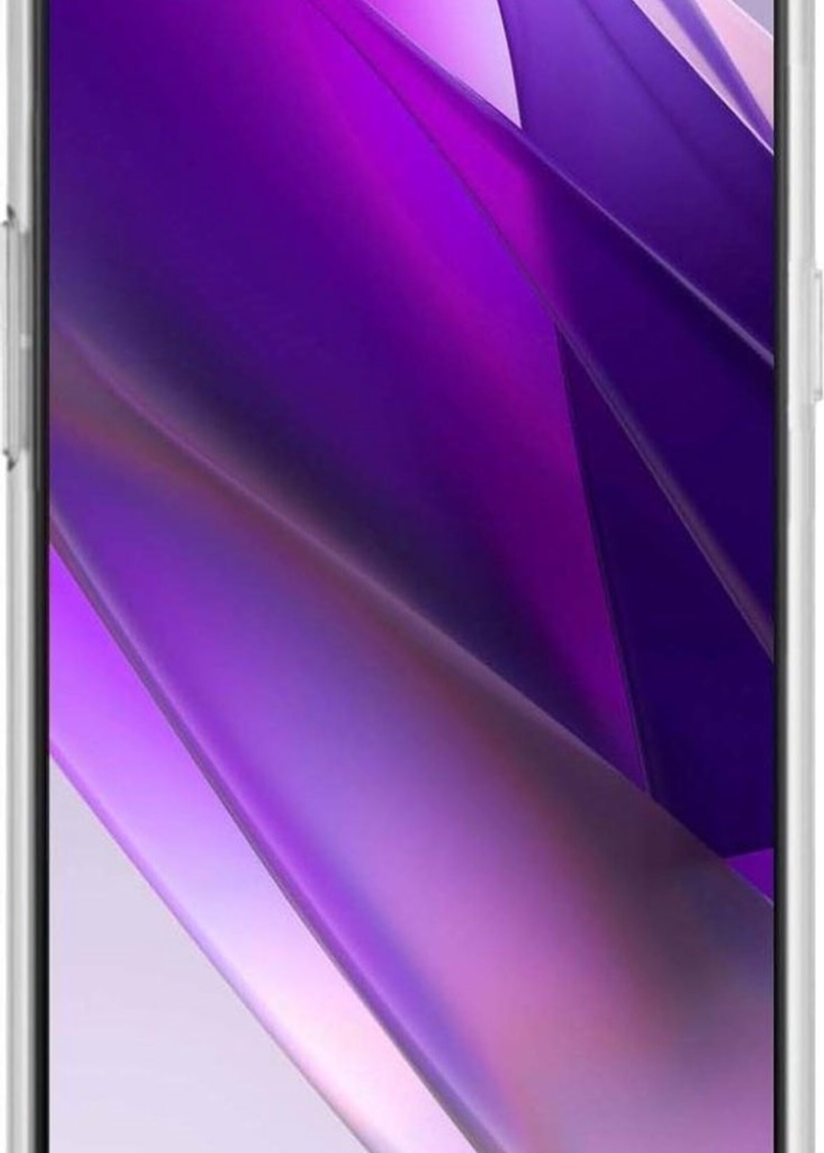 BTH Hoesje Geschikt voor OPPO Find X3 Lite Hoesje Siliconen Case Hoes Met Screenprotector - Hoes Geschikt voor OPPO X3 Lite Hoes Cover Case - Transparant
