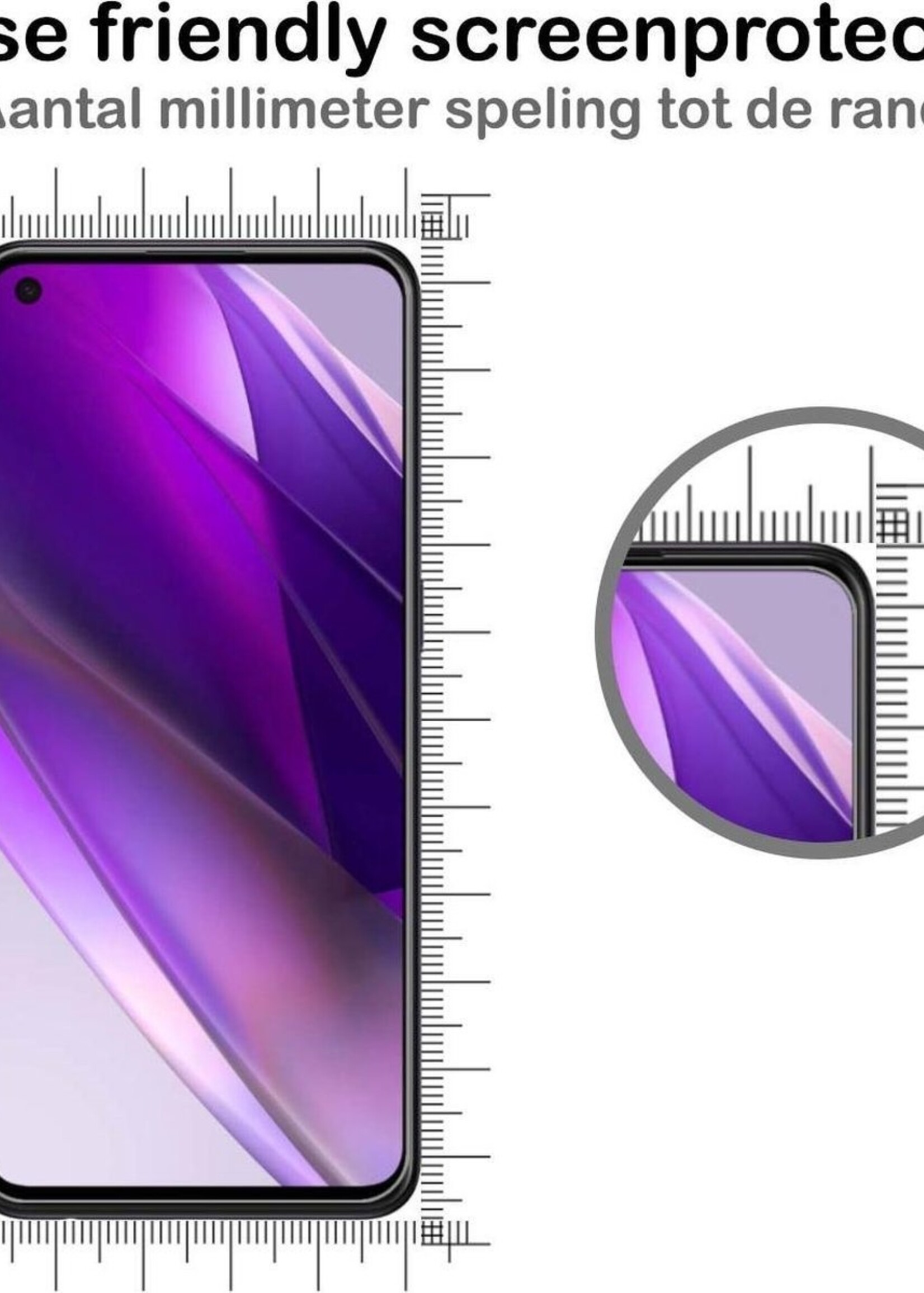 BTH Hoesje Geschikt voor OPPO Find X3 Lite Hoesje Siliconen Case Hoes Met 2x Screenprotector - Hoes Geschikt voor OPPO X3 Lite Hoes Cover Case - Transparant