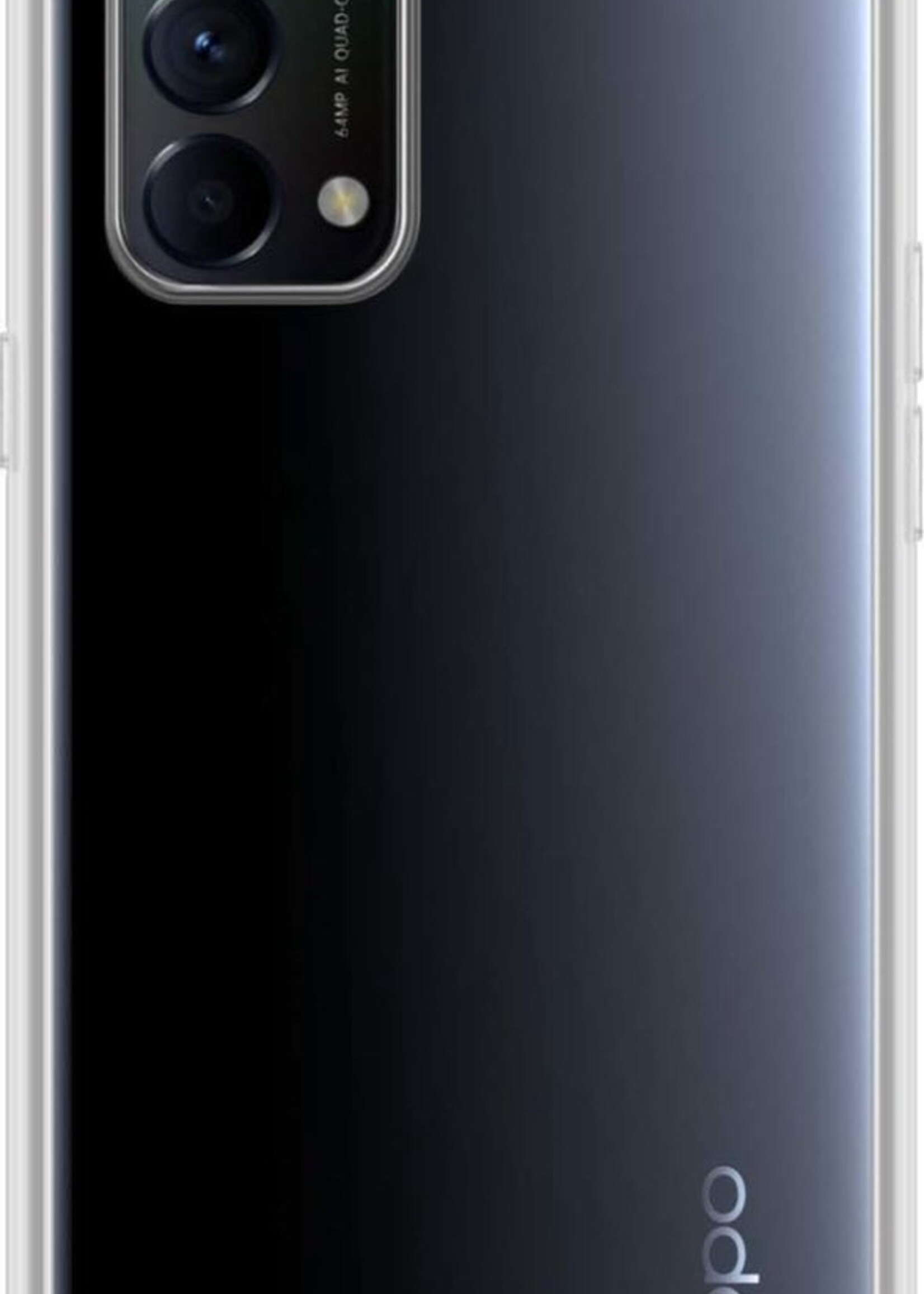 BTH Hoesje Geschikt voor OPPO Find X3 Lite Hoesje Siliconen Case Hoes Met 2x Screenprotector - Hoes Geschikt voor OPPO X3 Lite Hoes Cover Case - Transparant