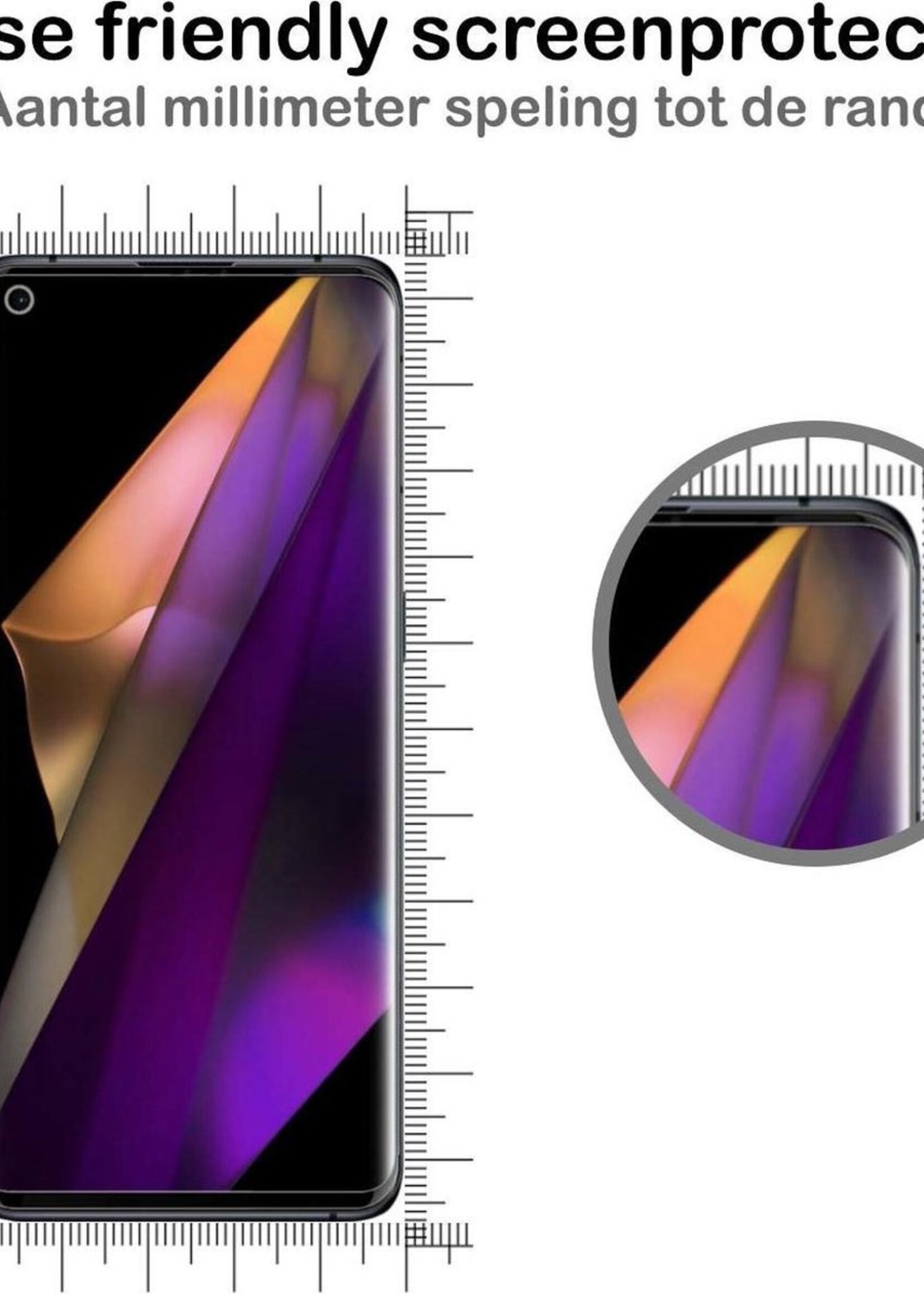 BTH Hoesje Geschikt voor OPPO Find X3 Pro Hoesje Siliconen Case Hoes Met 2x Screenprotector - Hoes Geschikt voor OPPO X3 Pro Hoes Cover Case - Transparant