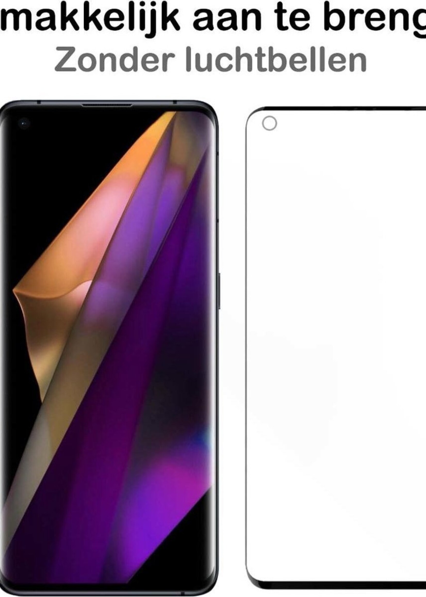 BTH Screenprotector Geschikt voor OPPO Find X3 Pro Screenprotector Glas Gehard Tempered Glass - Screenprotector Geschikt voor OPPO X3 Pro Screen Protector Screen Cover - 2 PACK