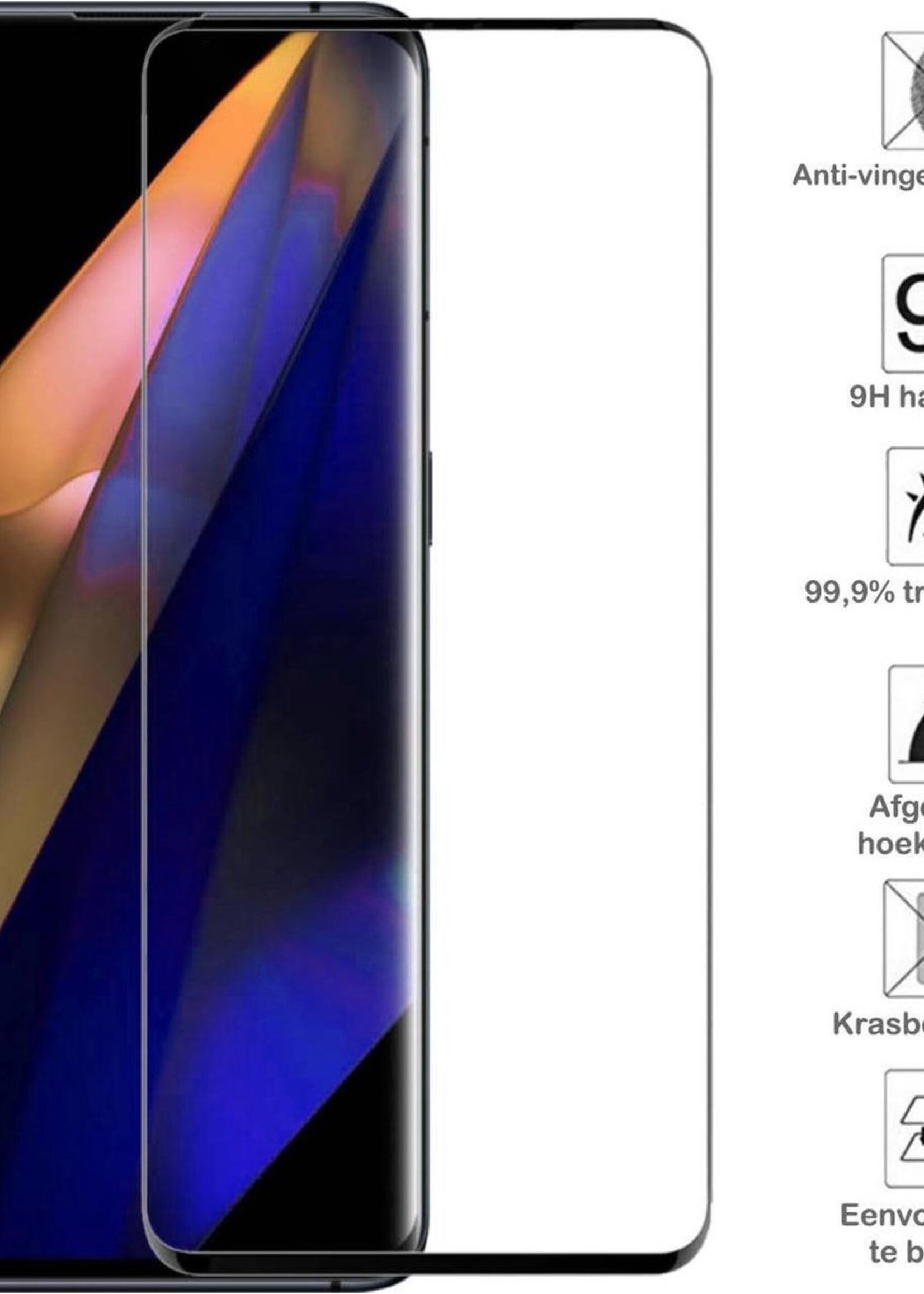 BTH Screenprotector Geschikt voor OPPO Find X3 Neo Screenprotector Glas Gehard Tempered Glass - Screenprotector Geschikt voor OPPO X3 Neo Screen Protector Screen Cover