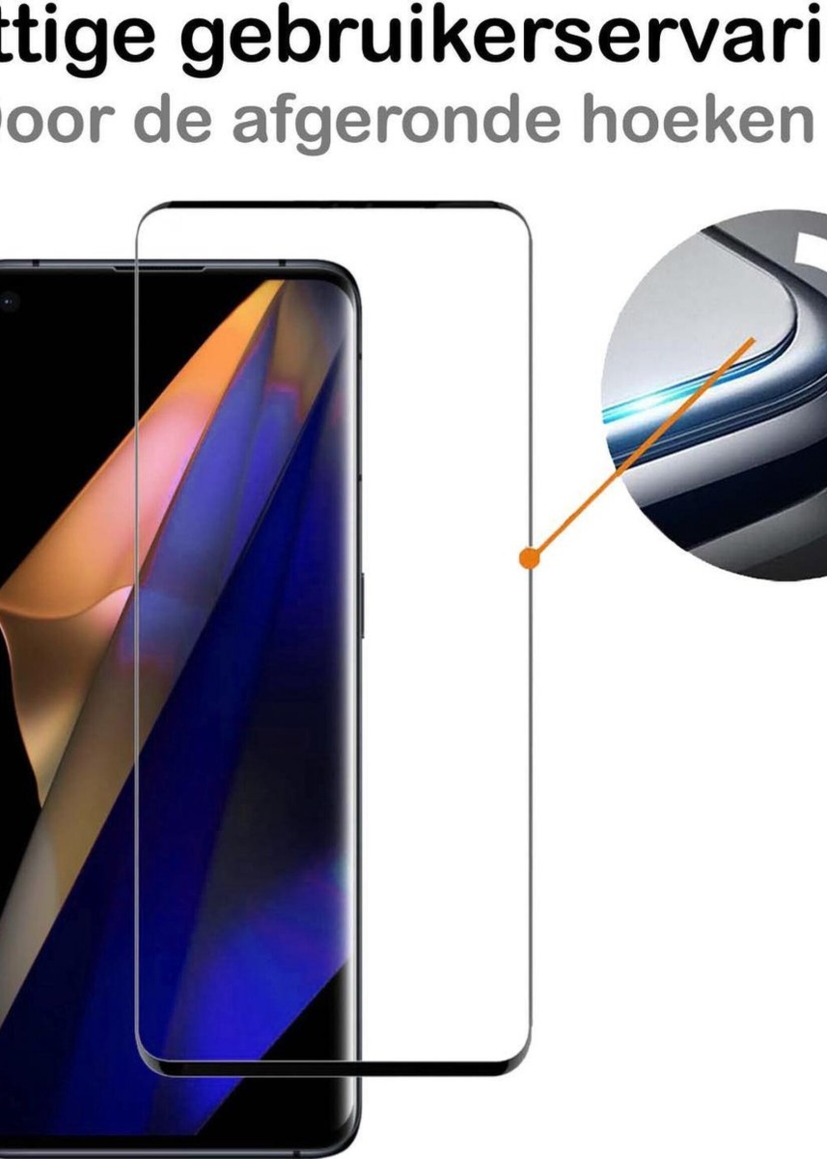 BTH Screenprotector Geschikt voor OPPO Find X3 Neo Screenprotector Glas Gehard Tempered Glass - Screenprotector Geschikt voor OPPO X3 Neo Screen Protector Screen Cover - 3 PACK