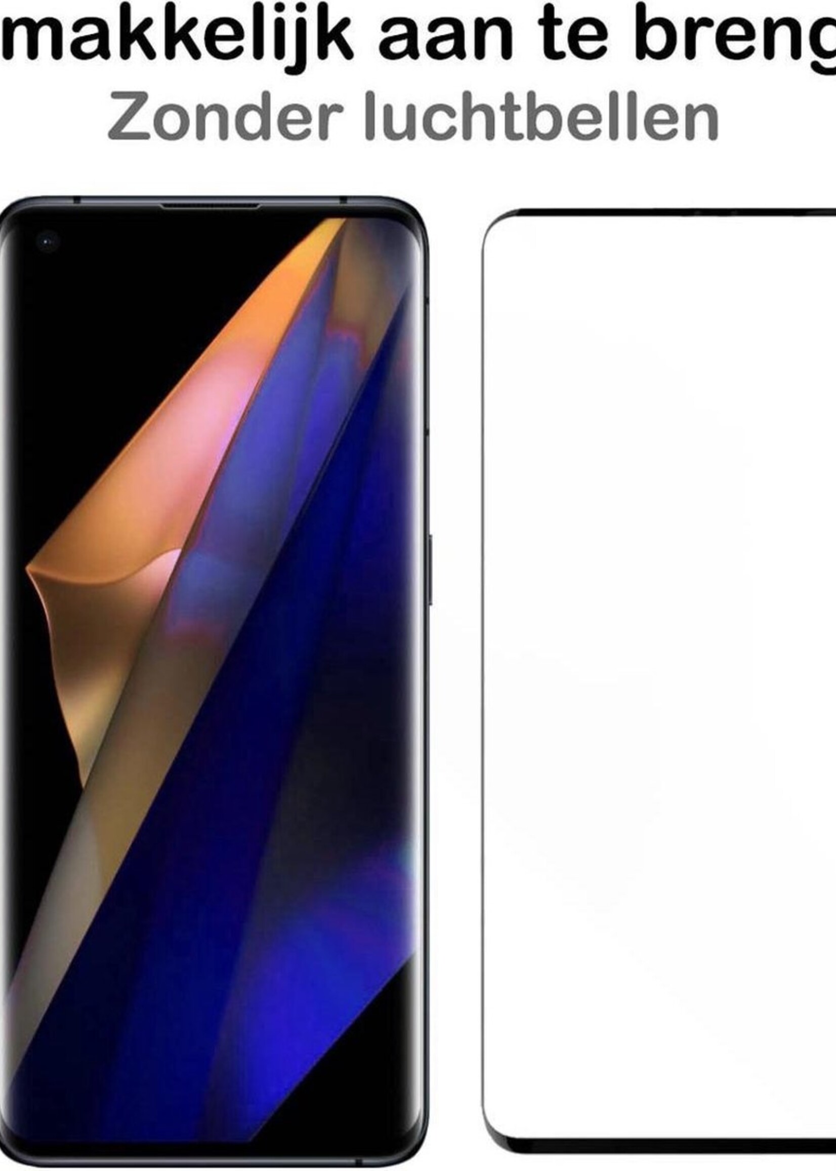 BTH Screenprotector Geschikt voor OPPO Find X3 Neo Screenprotector Glas Gehard Tempered Glass - Screenprotector Geschikt voor OPPO X3 Neo Screen Protector Screen Cover - 3 PACK