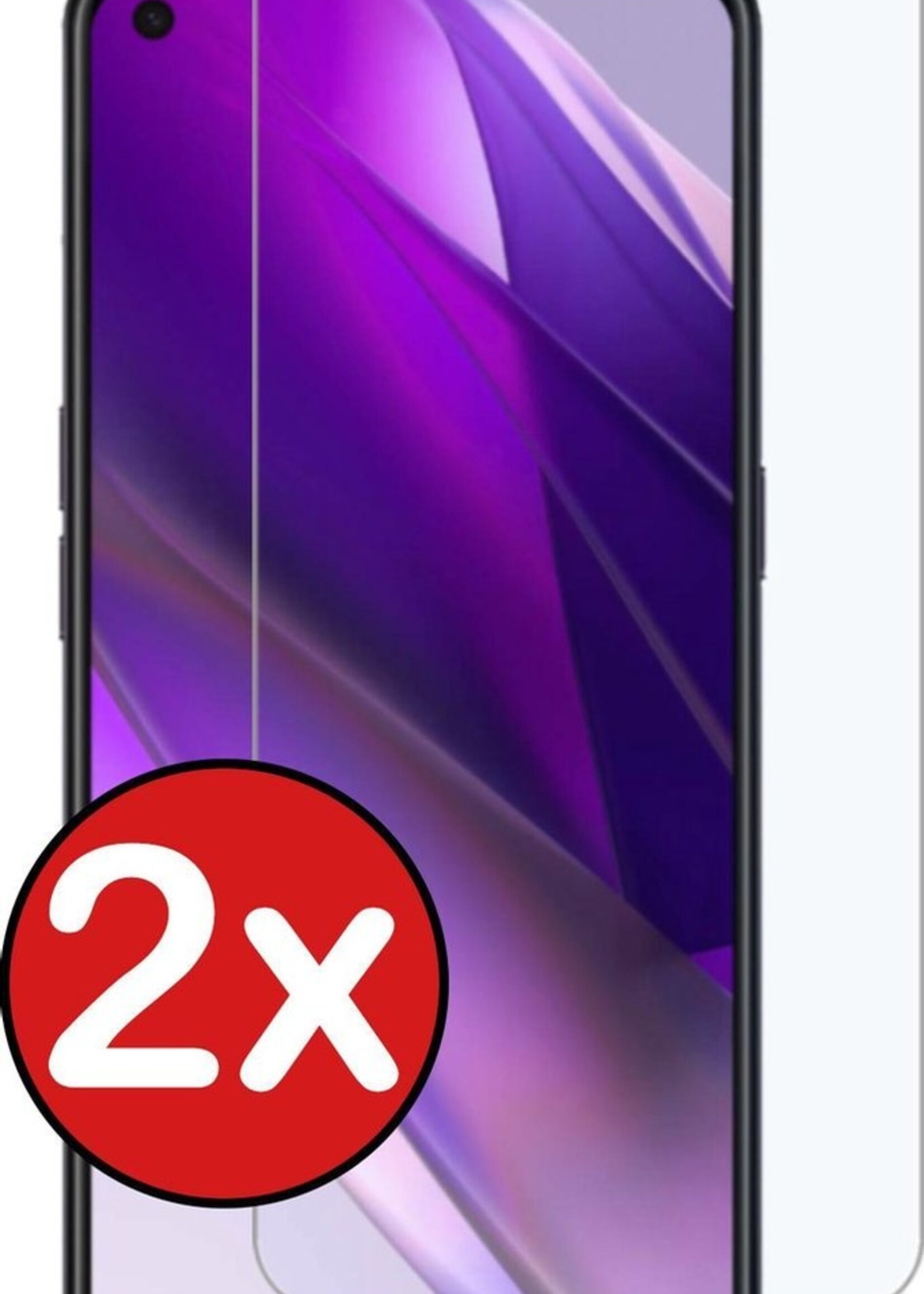 BTH Screenprotector Geschikt voor OPPO Find X3 Lite Screenprotector Glas Gehard Tempered Glass - Screenprotector Geschikt voor OPPO X3 Lite Screen Protector Screen Cover - 2 PACK