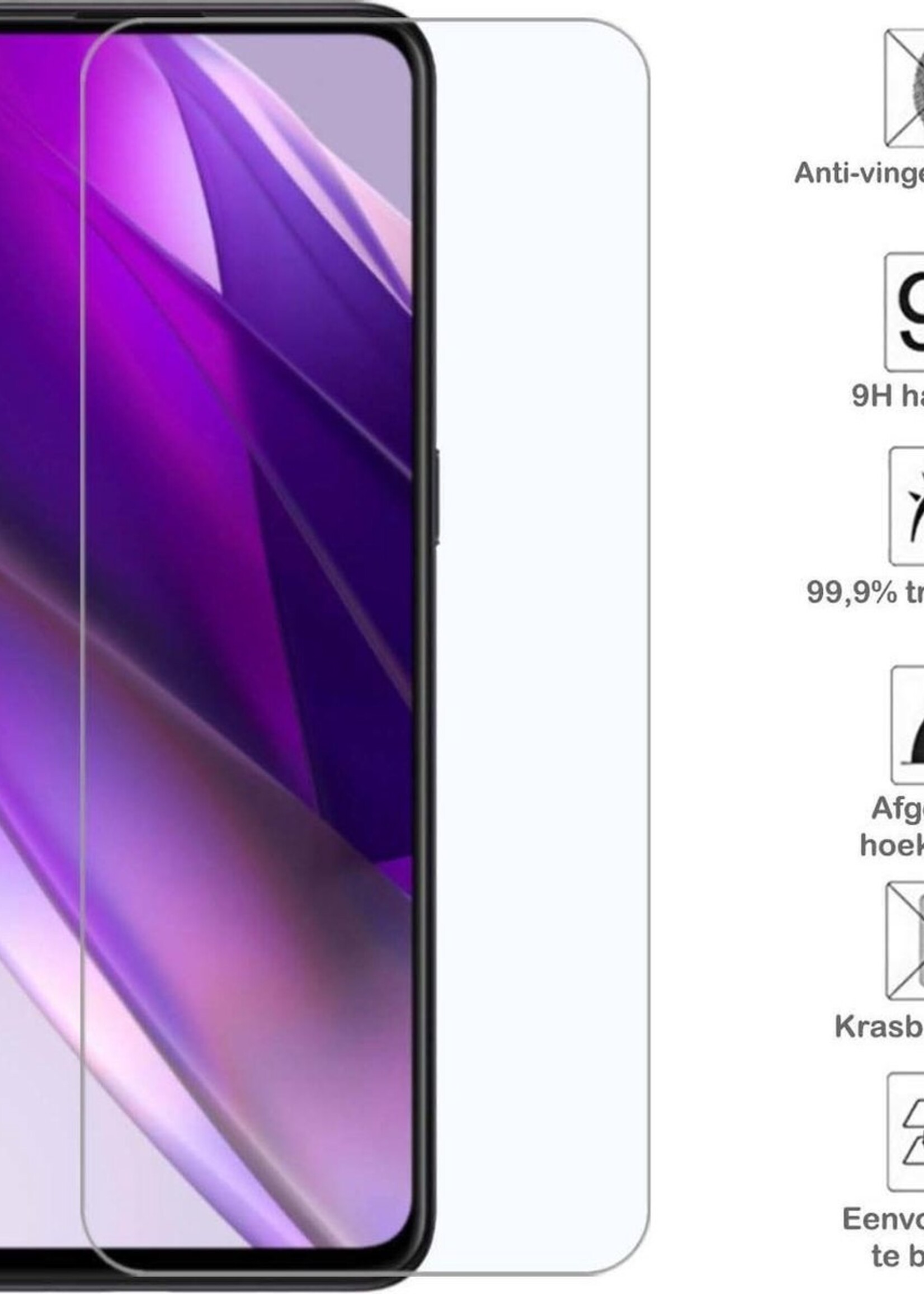 BTH Screenprotector Geschikt voor OPPO Find X3 Lite Screenprotector Glas Gehard Tempered Glass - Screenprotector Geschikt voor OPPO X3 Lite Screen Protector Screen Cover - 3 PACK