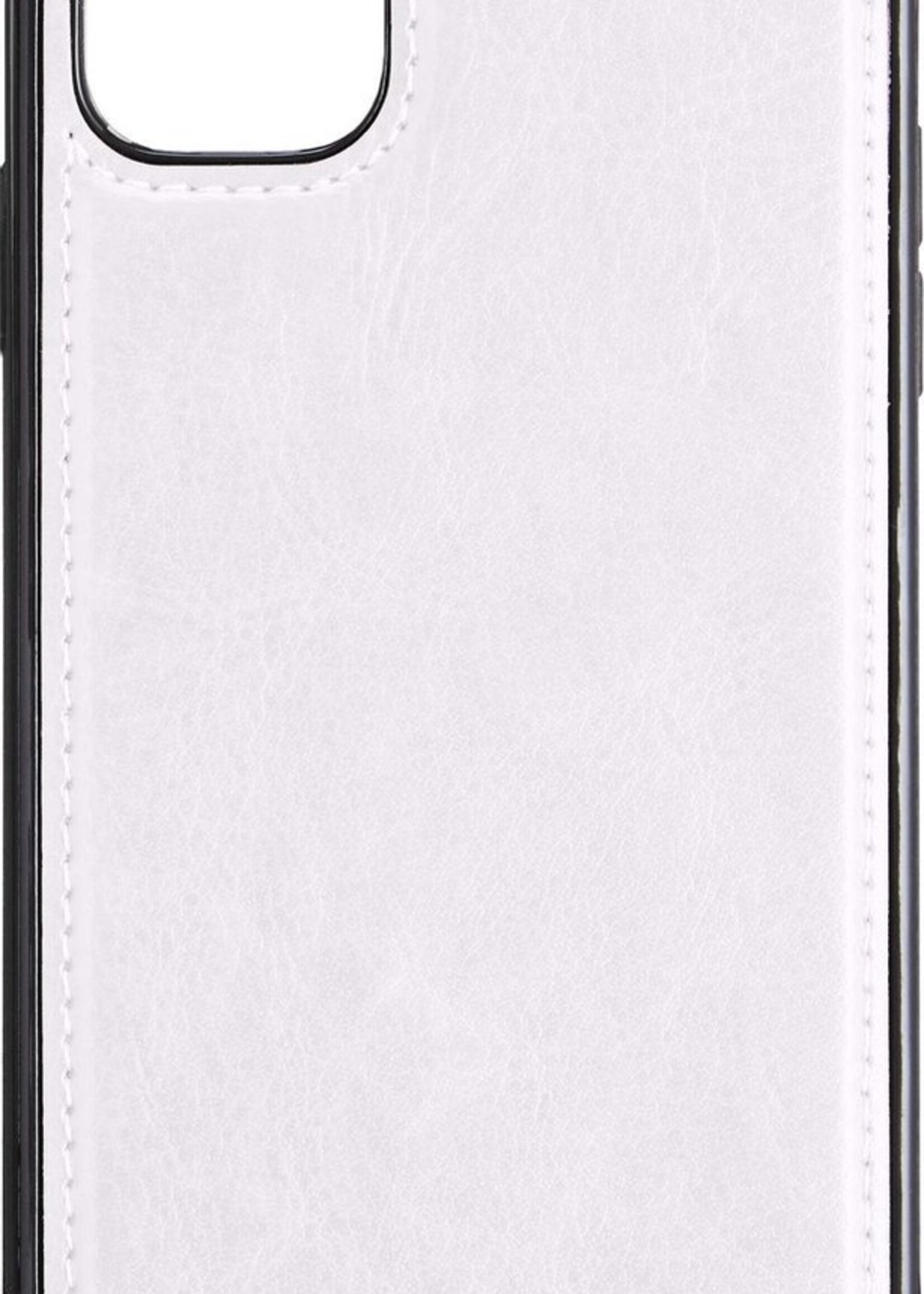 BTH Hoesje Geschikt voor iPhone 11 Hoesje Book Case Uitneembare 2-in-1 Hoes - Hoes Geschikt voor iPhone 11 Hoes Wallet Case Pashouder Hoesje - Wit