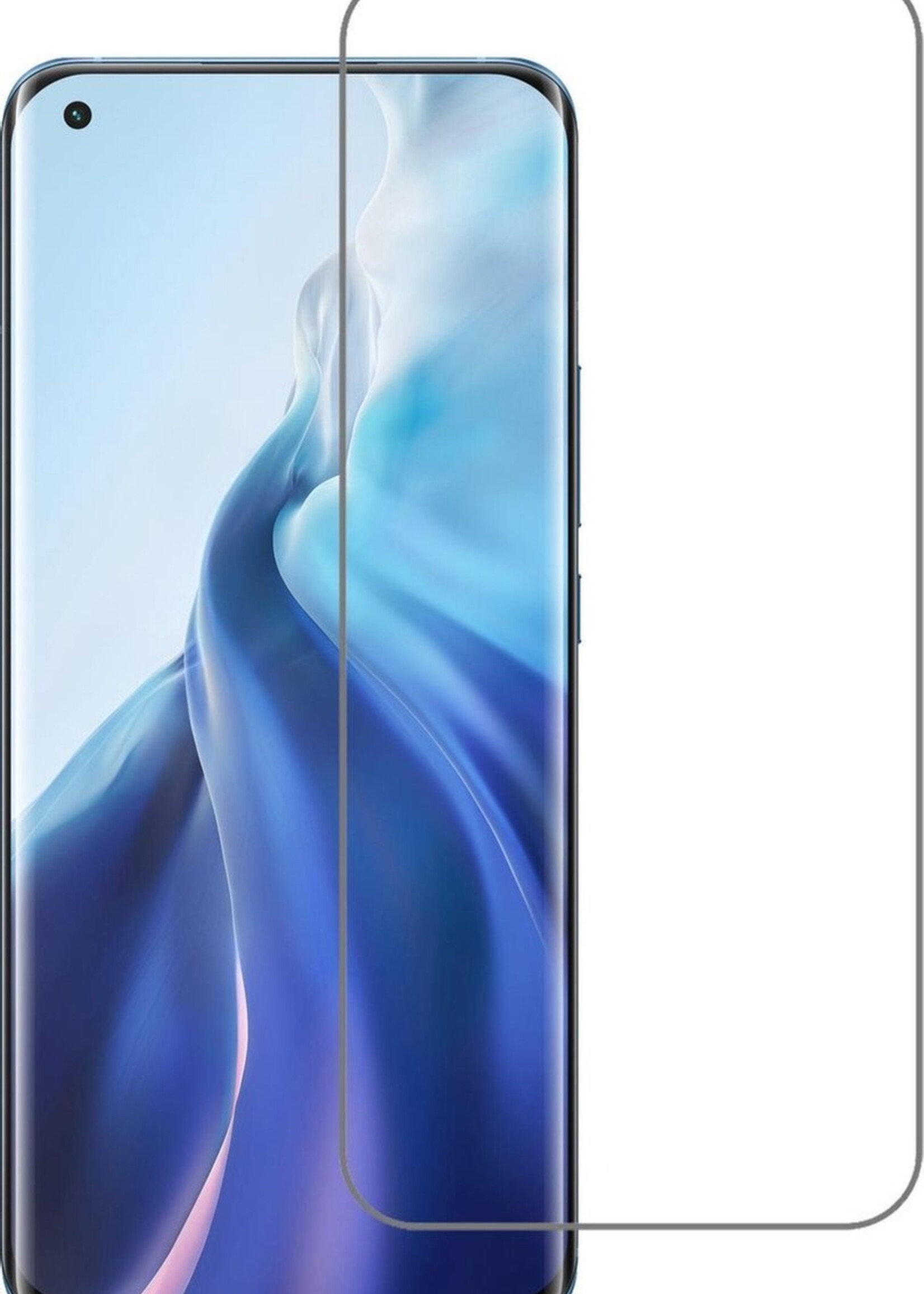 BTH Screenprotector Geschikt voor Xiaomi Mi 11 Screenprotector Glas Gehard Tempered Glass - Screenprotector Geschikt voor Xiaomi Mi 11 Screen Protector Screen Cover