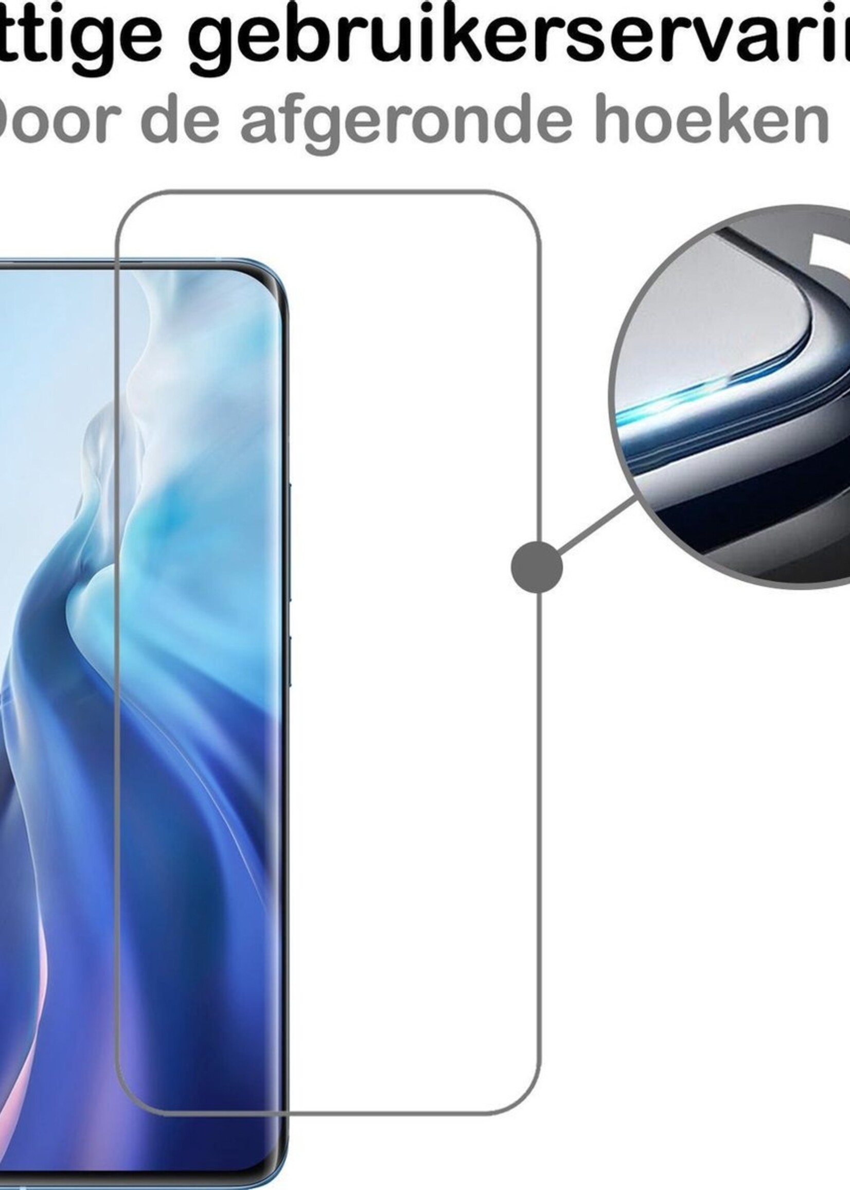 BTH Screenprotector Geschikt voor Xiaomi Mi 11 Screenprotector Glas Gehard Tempered Glass - Screenprotector Geschikt voor Xiaomi Mi 11 Screen Protector Screen Cover - 2 PACK