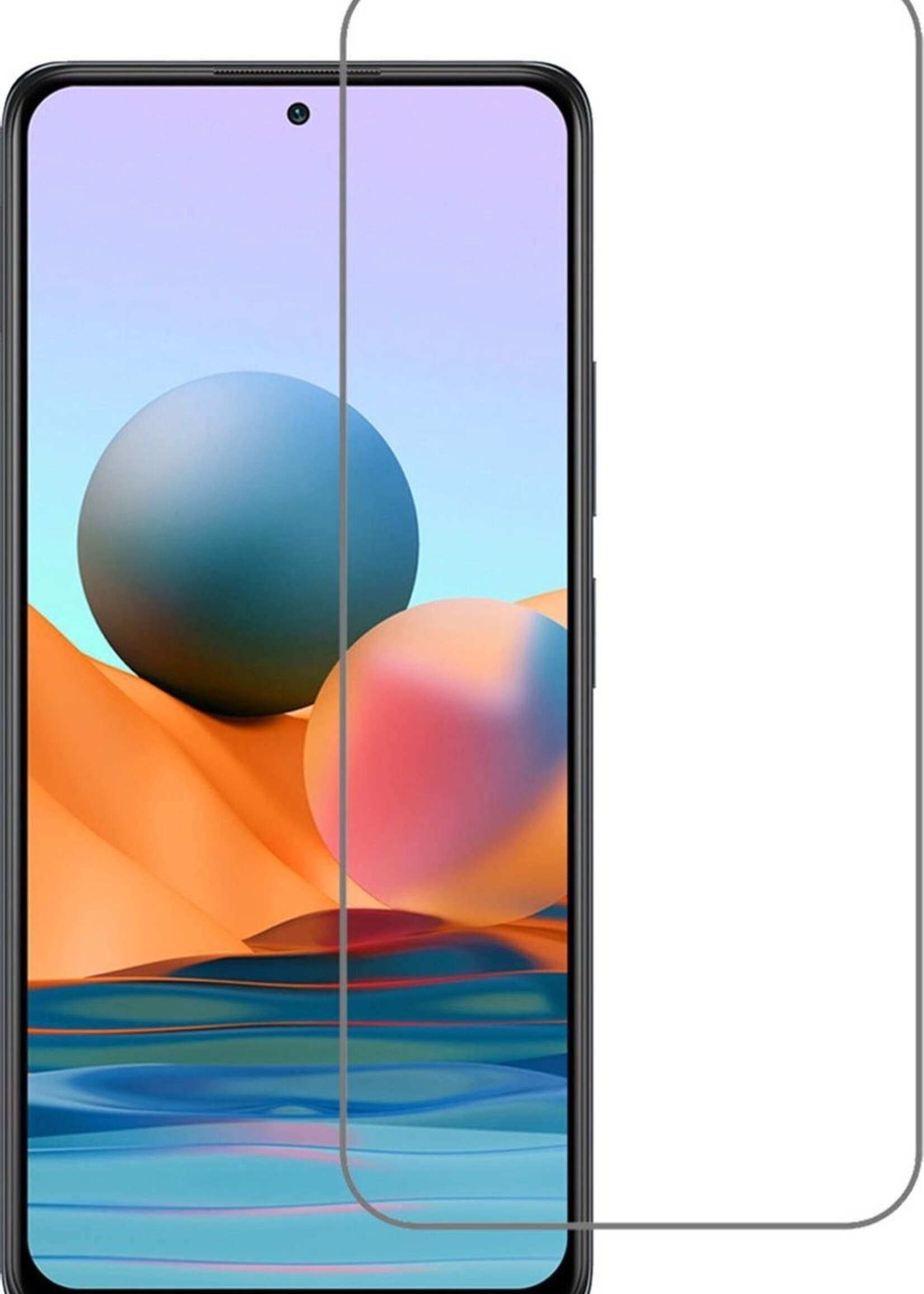 BTH Screenprotector Geschikt voor Xiaomi Redmi Note 10 Pro Screenprotector Glas Gehard Tempered Glass - Screenprotector Geschikt voor Xiaomi Redmi Note 10 Pro Screen Protector Screen Cover