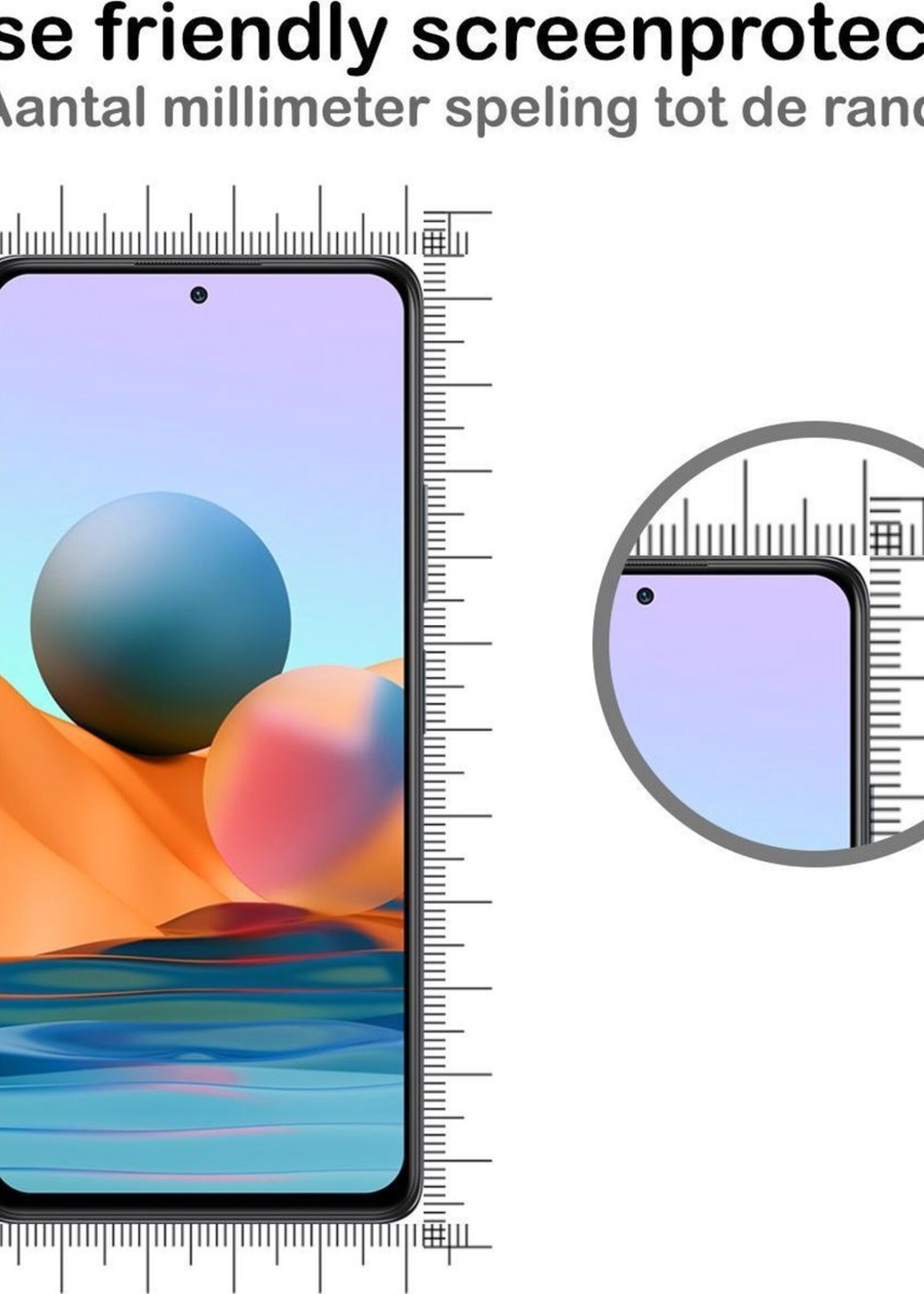 BTH Screenprotector Geschikt voor Xiaomi Redmi Note 10 Pro Screenprotector Glas Gehard Tempered Glass - Screenprotector Geschikt voor Xiaomi Redmi Note 10 Pro Screen Protector Screen Cover - 3 PACK