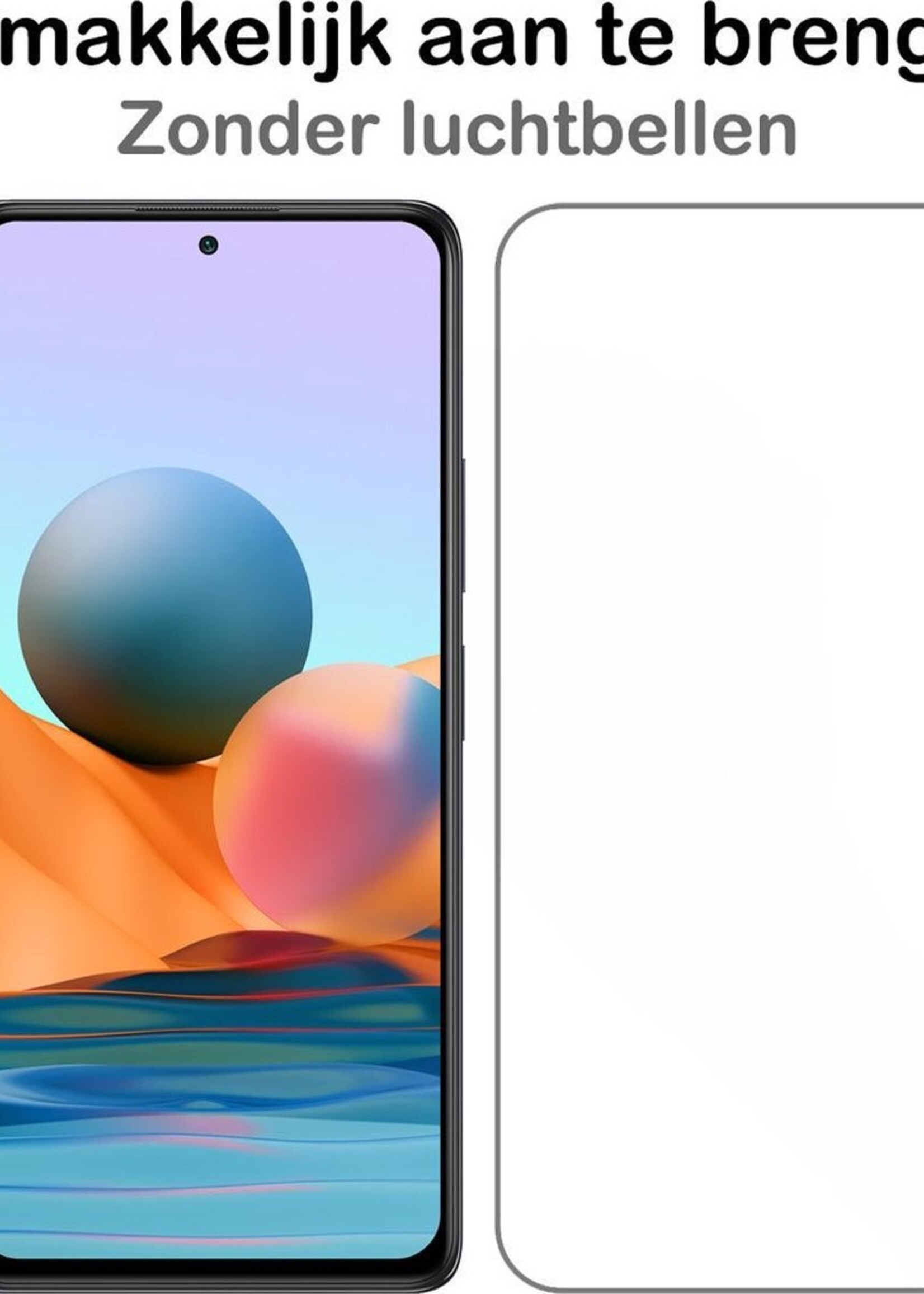 BTH Screenprotector Geschikt voor Xiaomi Redmi Note 10 Pro Screenprotector Glas Gehard Tempered Glass - Screenprotector Geschikt voor Xiaomi Redmi Note 10 Pro Screen Protector Screen Cover - 3 PACK
