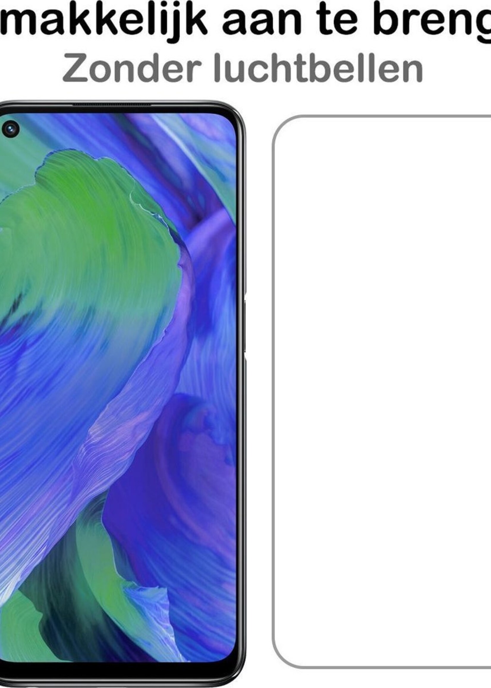 BTH Screenprotector Geschikt voor OPPO A54 5G Screenprotector Glas Gehard Tempered Glass - Screenprotector Geschikt voor OPPO A54 5G Screen Protector Screen Cover - 2 PACK