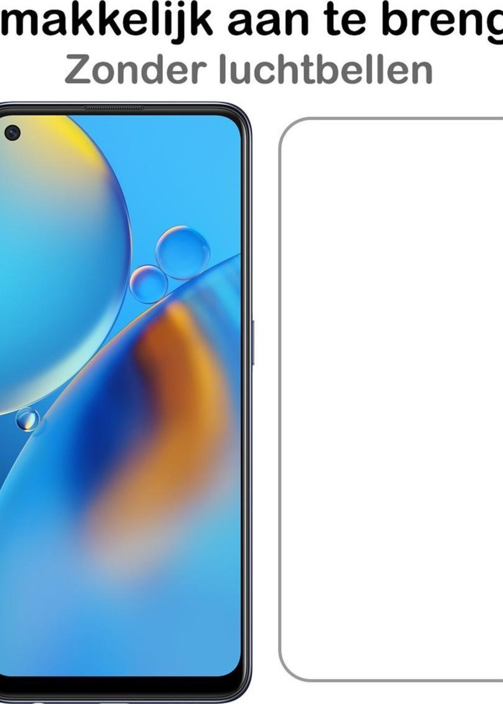 BTH Screenprotector Geschikt voor OPPO A74 5G Screenprotector Glas Gehard Tempered Glass - Screenprotector Geschikt voor OPPO A74 5G Screen Protector Screen Cover - 3 PACK
