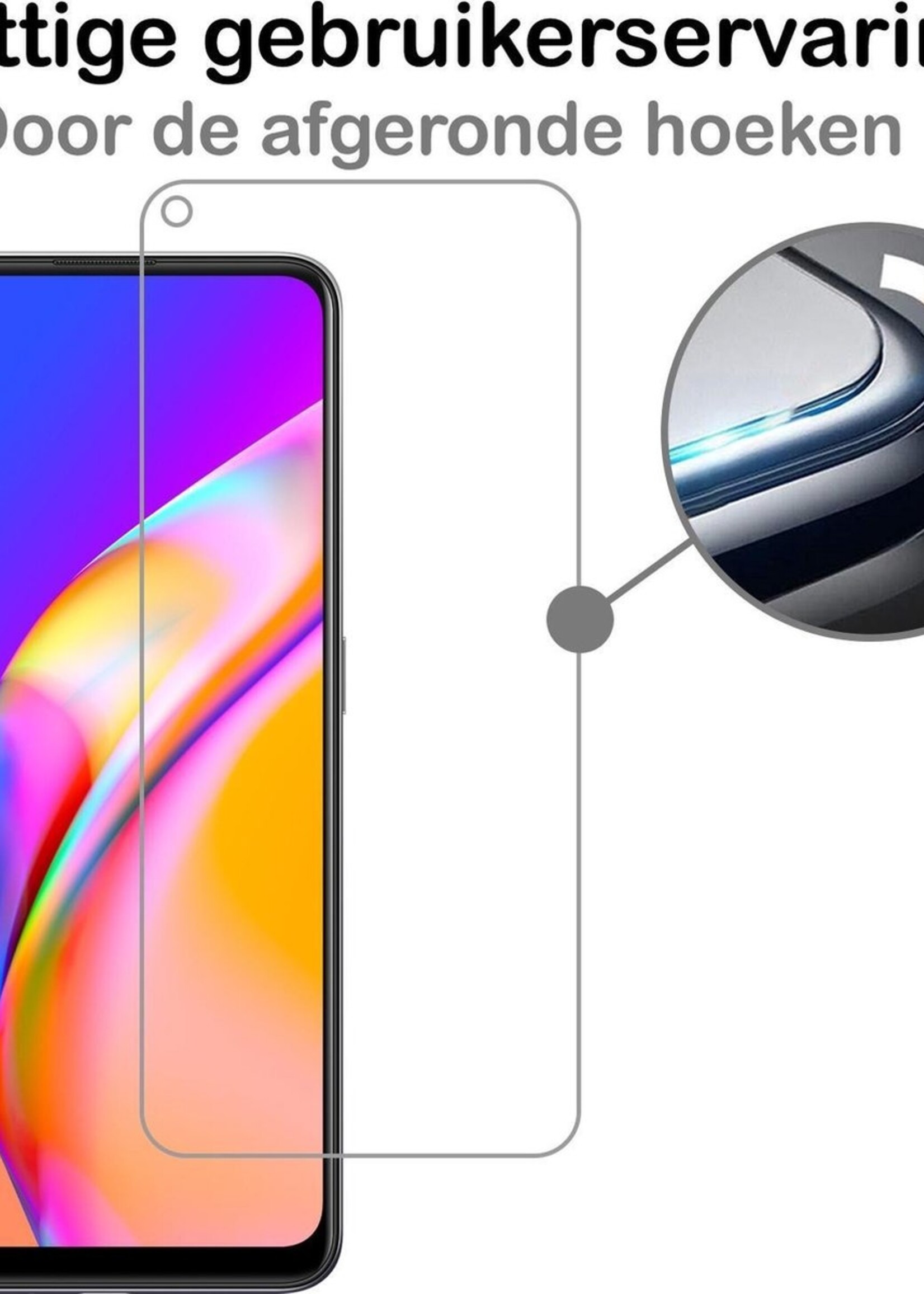 BTH Screenprotector Geschikt voor OPPO A94 Screenprotector Glas Gehard Tempered Glass - Screenprotector Geschikt voor OPPO A94 Screen Protector Screen Cover - 2 PACK
