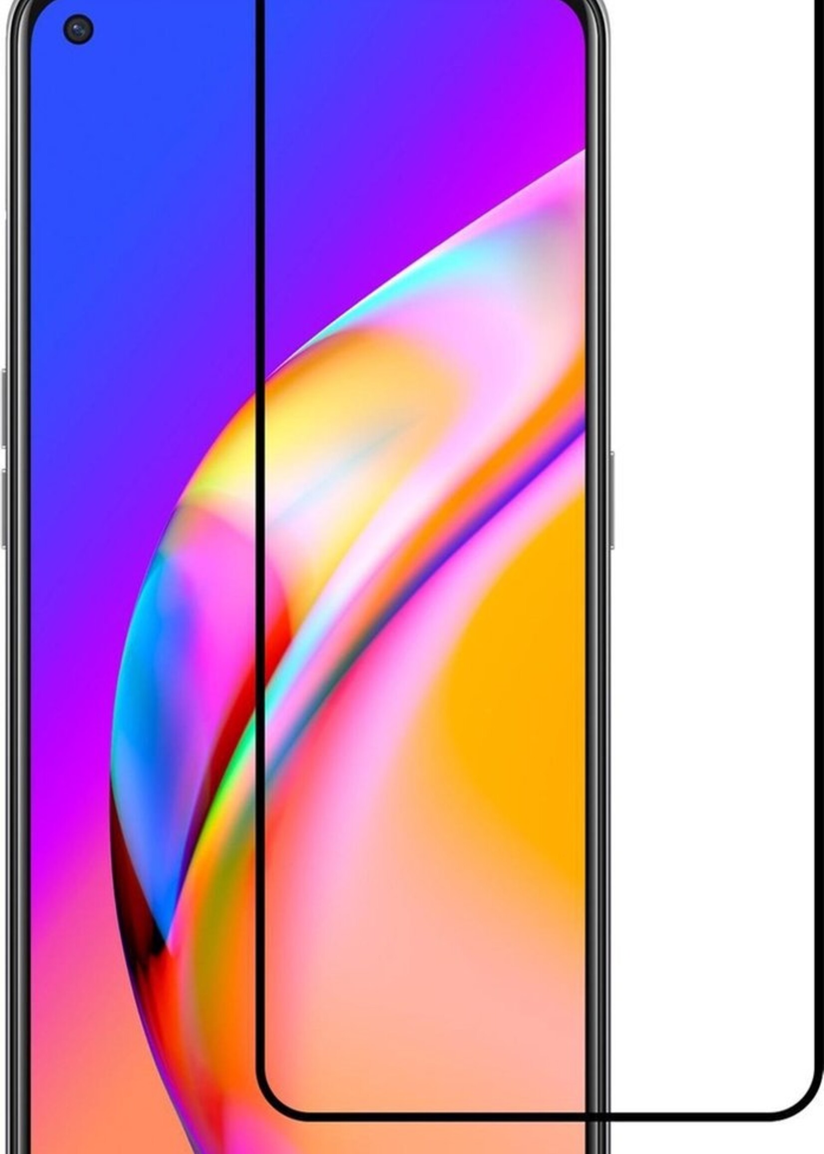BTH Screenprotector Geschikt voor OPPO A94 Screenprotector Glas Gehard Tempered Glass Full Cover - Screenprotector Geschikt voor OPPO A94 Screen Protector Screen Cover