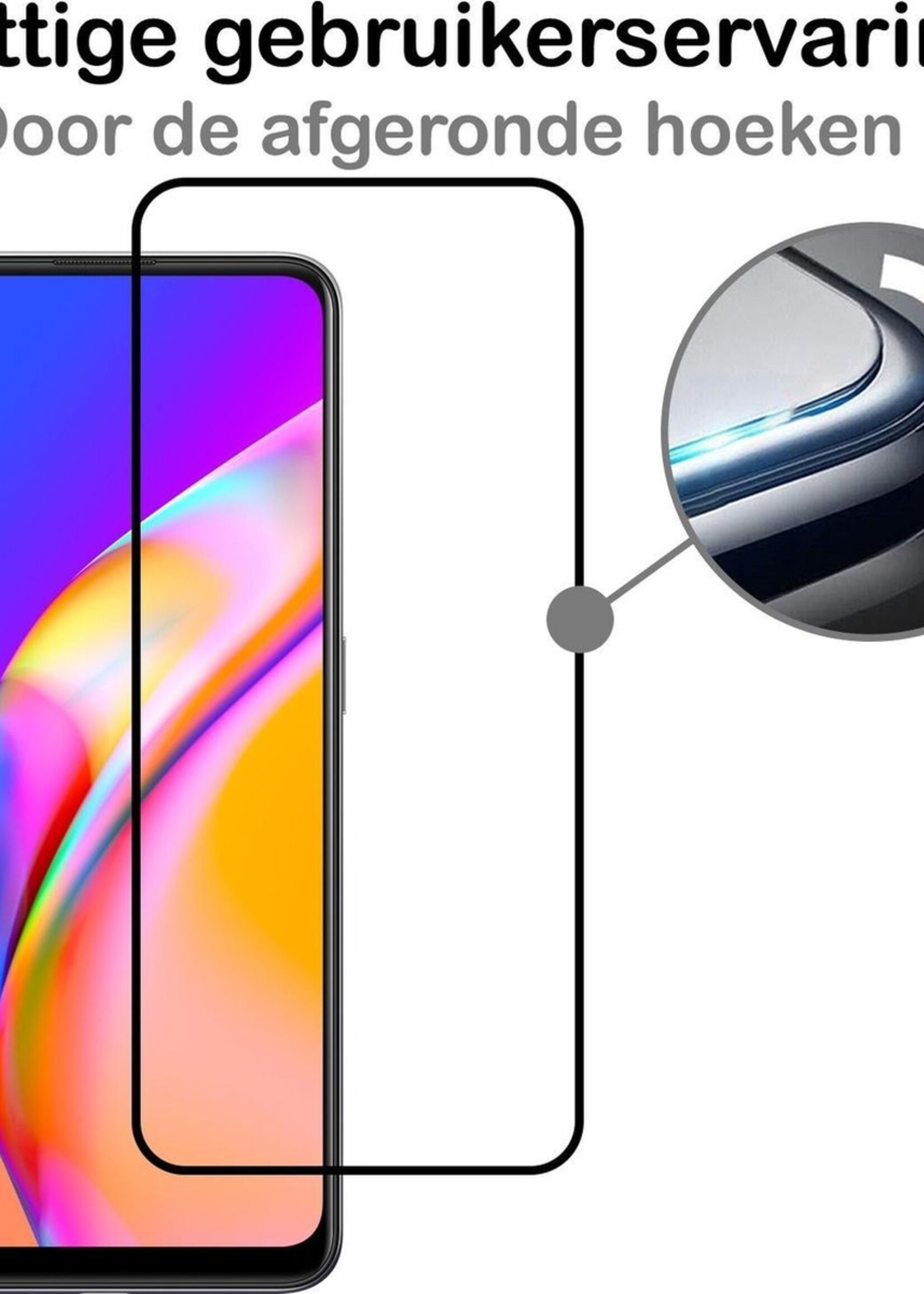 BTH Screenprotector Geschikt voor OPPO A94 Screenprotector Glas Gehard Tempered Glass Full Cover - Screenprotector Geschikt voor OPPO A94 Screen Protector Screen Cover