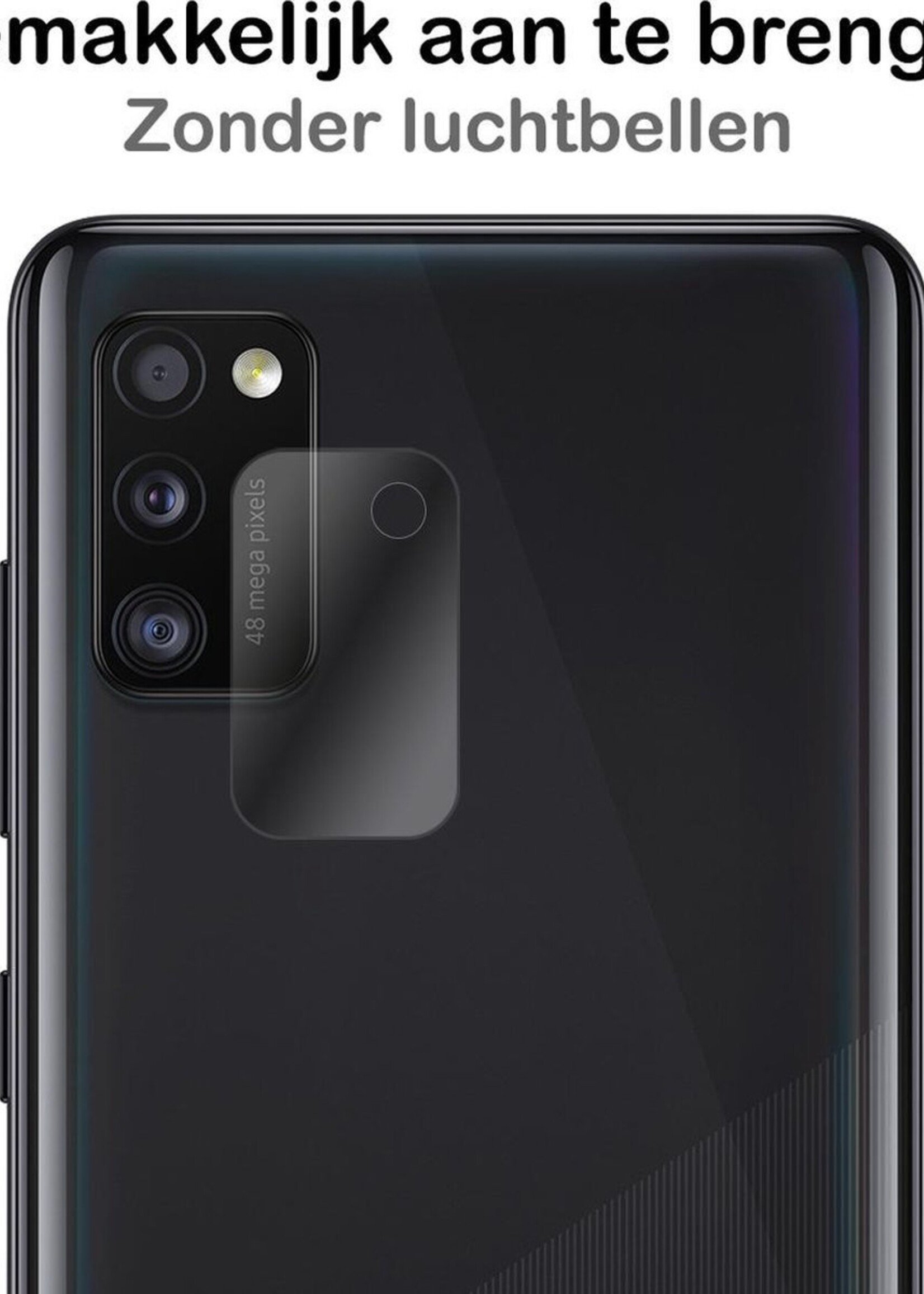 BTH Screenprotector Geschikt voor Samsung A41 Camera Lens Screenprotector Glas - Screenprotector Geschikt voor Samsung Galaxy A41 Screenprotector Camera Protector Gehard Glas