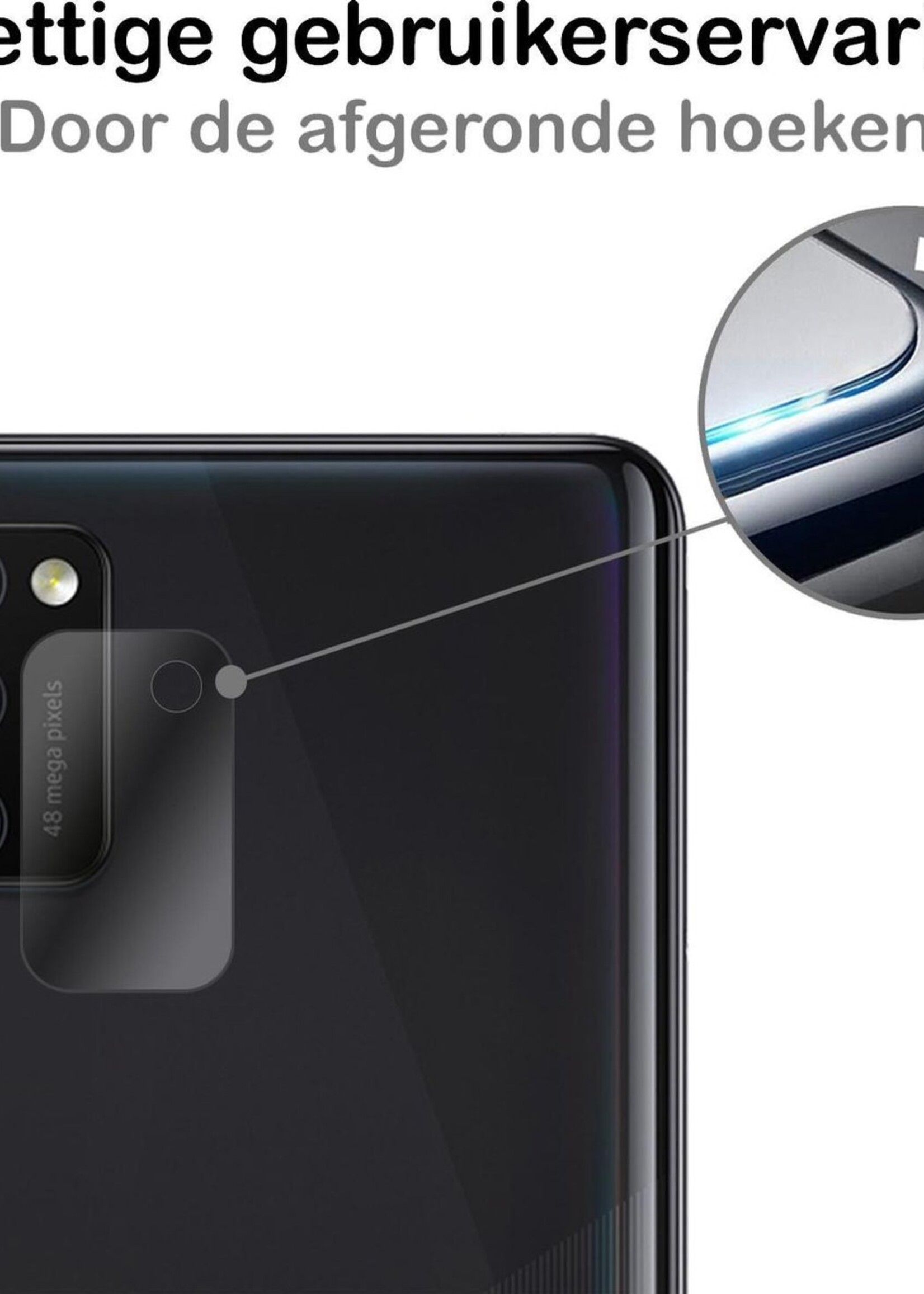 BTH Screenprotector Geschikt voor Samsung A41 Camera Lens Screenprotector Glas - Screenprotector Geschikt voor Samsung Galaxy A41 Screenprotector Camera Protector Gehard Glas