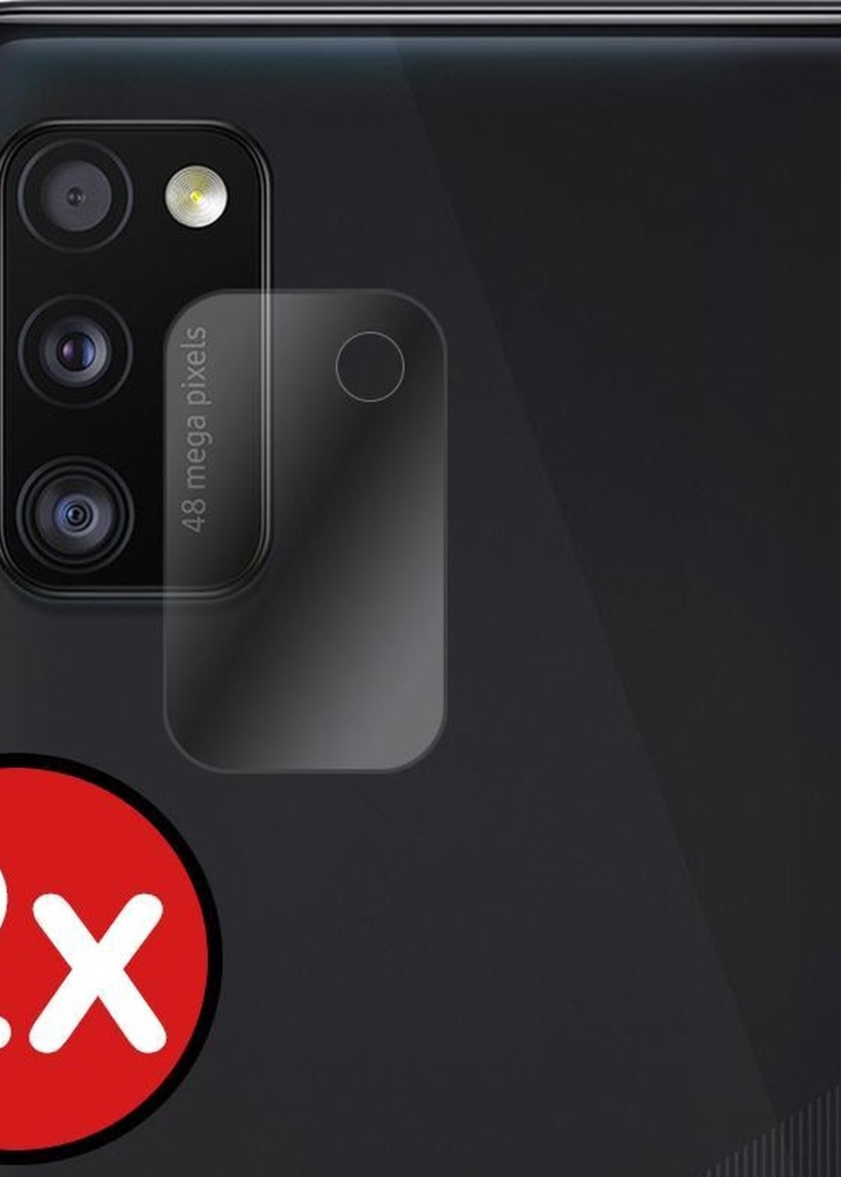 BTH Screenprotector Geschikt voor Samsung A41 Camera Lens Screenprotector Glas - Screenprotector Geschikt voor Samsung Galaxy A41 Screenprotector Camera Protector Gehard Glas - 2 PACK