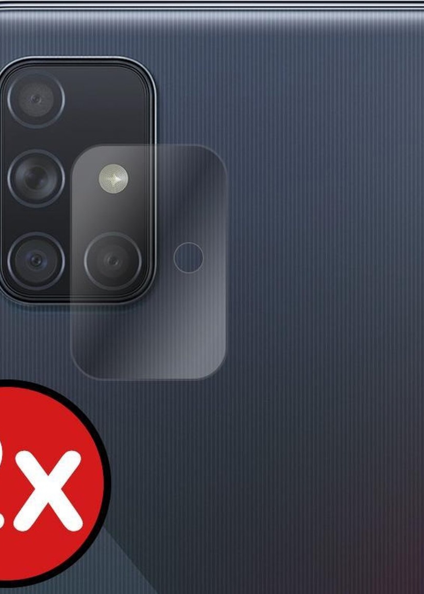 BTH Screenprotector Geschikt voor Samsung A71 Camera Lens Screenprotector Glas - Screenprotector Geschikt voor Samsung Galaxy A71 Screenprotector Camera Protector Gehard Glas - 2 PACK