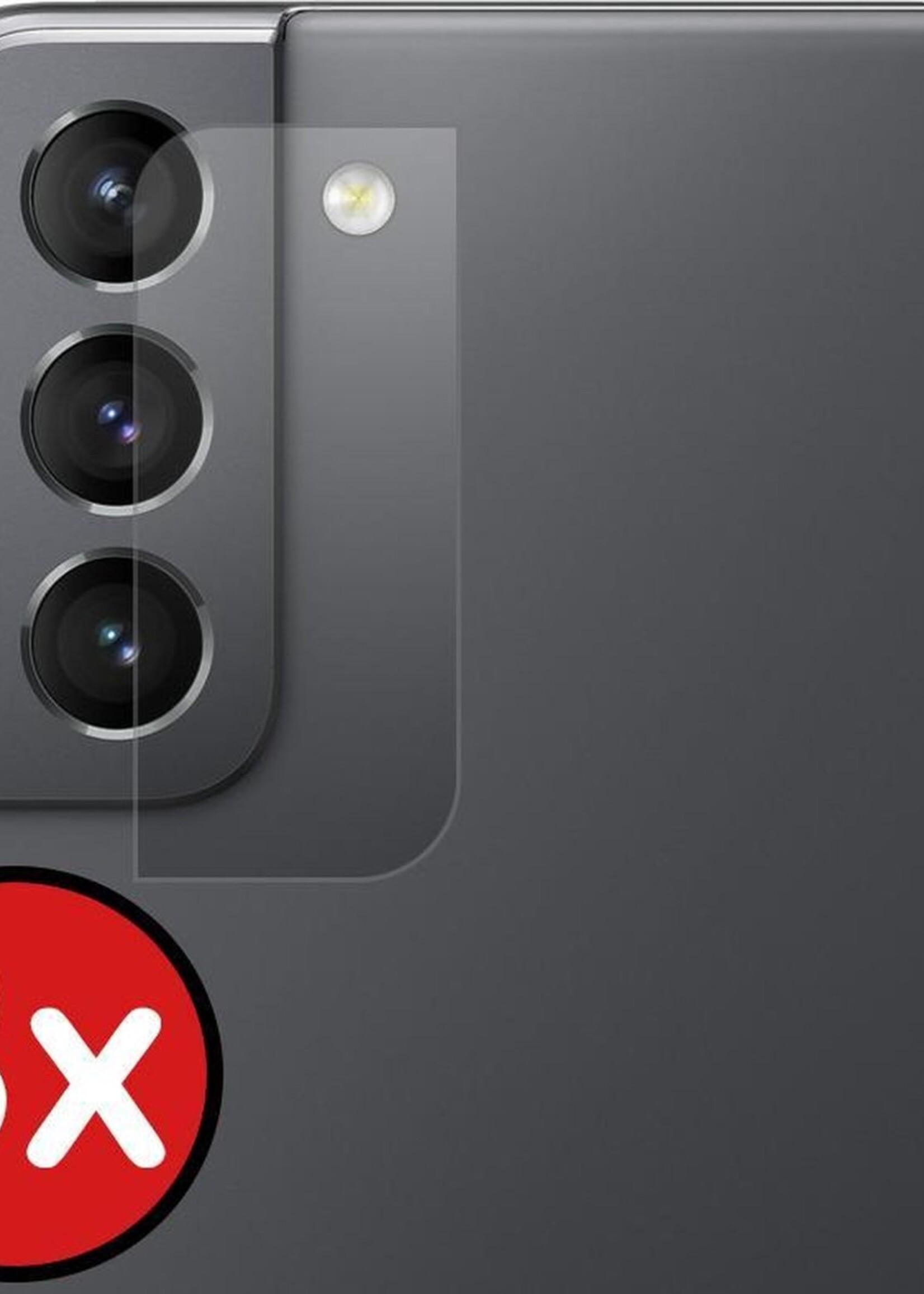 BTH Screenprotector Geschikt voor Samsung S21 Camera Lens Screenprotector Glas - Screenprotector Geschikt voor Samsung Galaxy S21 Screenprotector Camera Protector Gehard Glas - 3 PACK