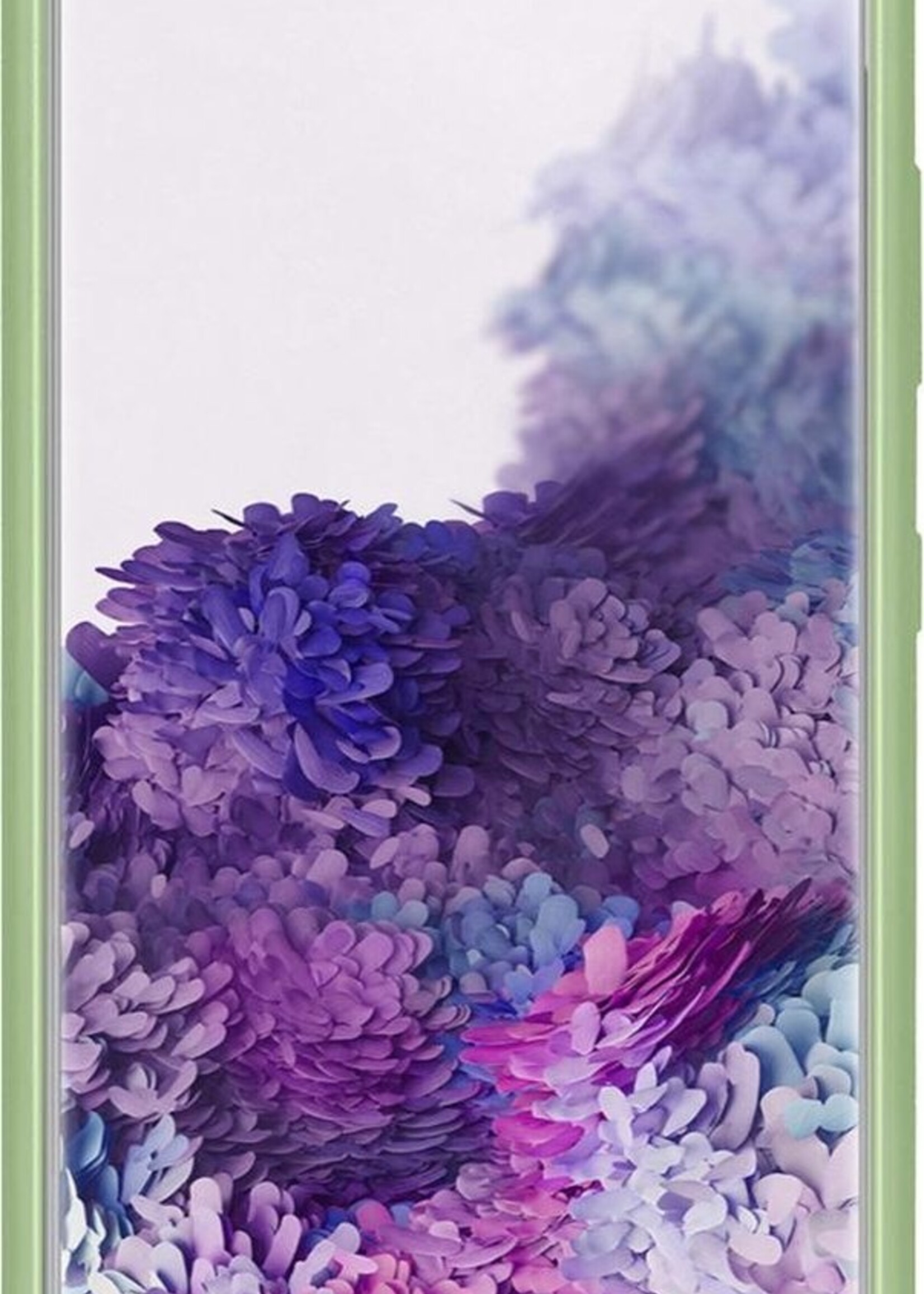 BTH Hoesje Geschikt voor Samsung S20 Plus Hoesje Siliconen Case Hoes - Hoes Geschikt voor Samsung Galaxy S20 Plus Hoes Cover Case - Groen