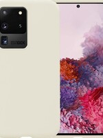 BTH BTH Samsung Galaxy S20 Ultra hoesje siliconen - Wit