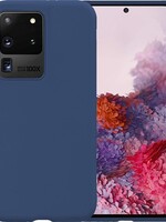 BTH BTH Samsung Galaxy S20 Ultra hoesje siliconen - Donkerblauw