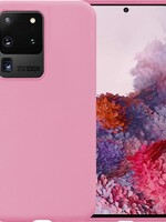 BTH BTH Samsung Galaxy S20 Ultra hoesje siliconen - Roze