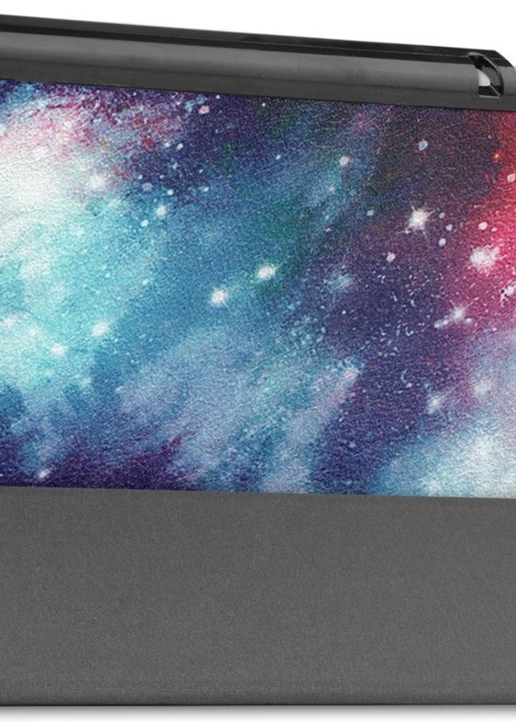 BTH Hoes Geschikt voor Samsung Galaxy Tab A7 Lite Hoes Book Case Hoesje Trifold Cover - Hoesje Geschikt voor Samsung Tab A7 Lite Hoesje Bookcase - Galaxy