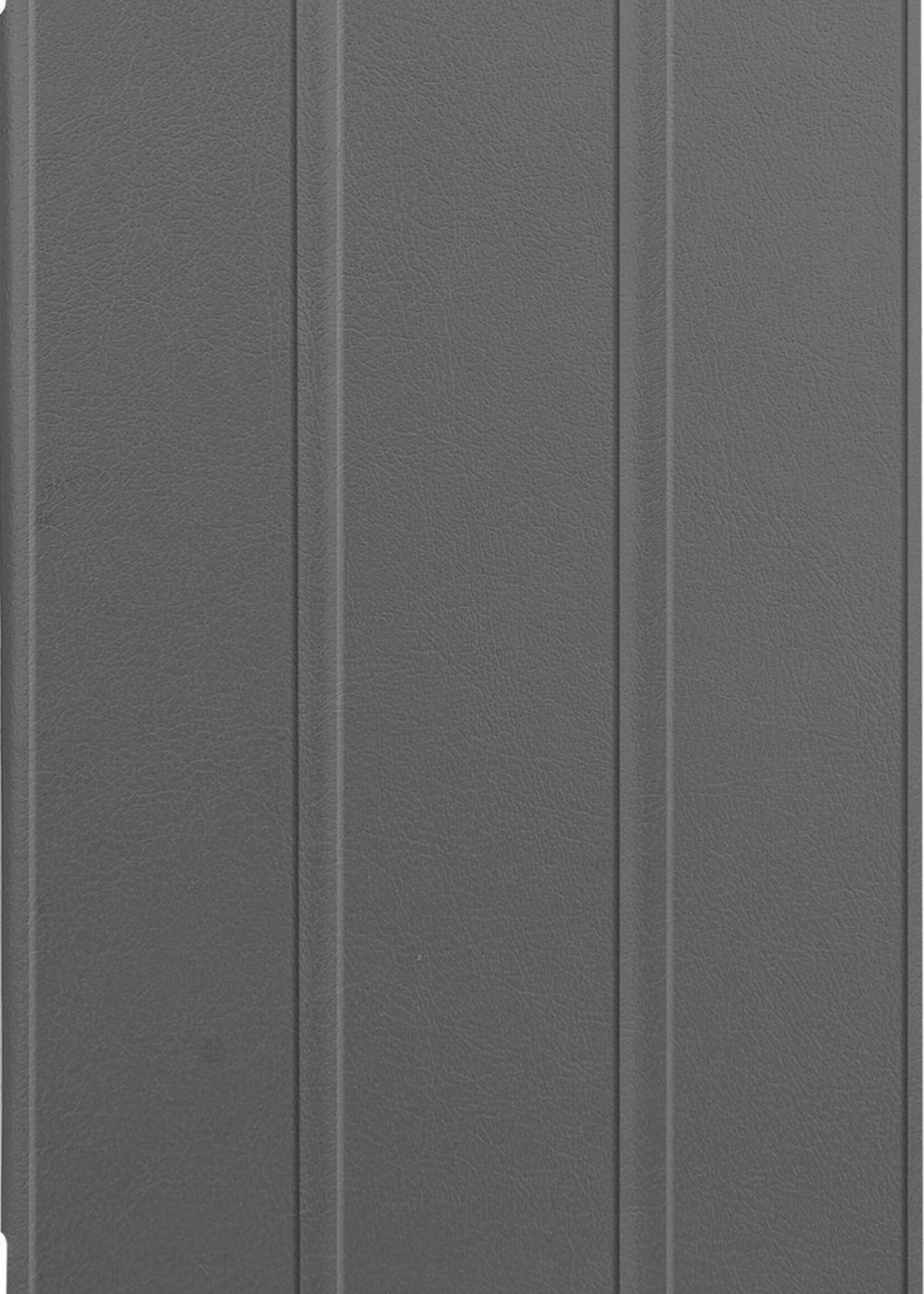 BTH Hoes Geschikt voor Samsung Galaxy Tab A7 Lite Hoes Book Case Hoesje Trifold Cover - Hoesje Geschikt voor Samsung Tab A7 Lite Hoesje Bookcase - Grijs